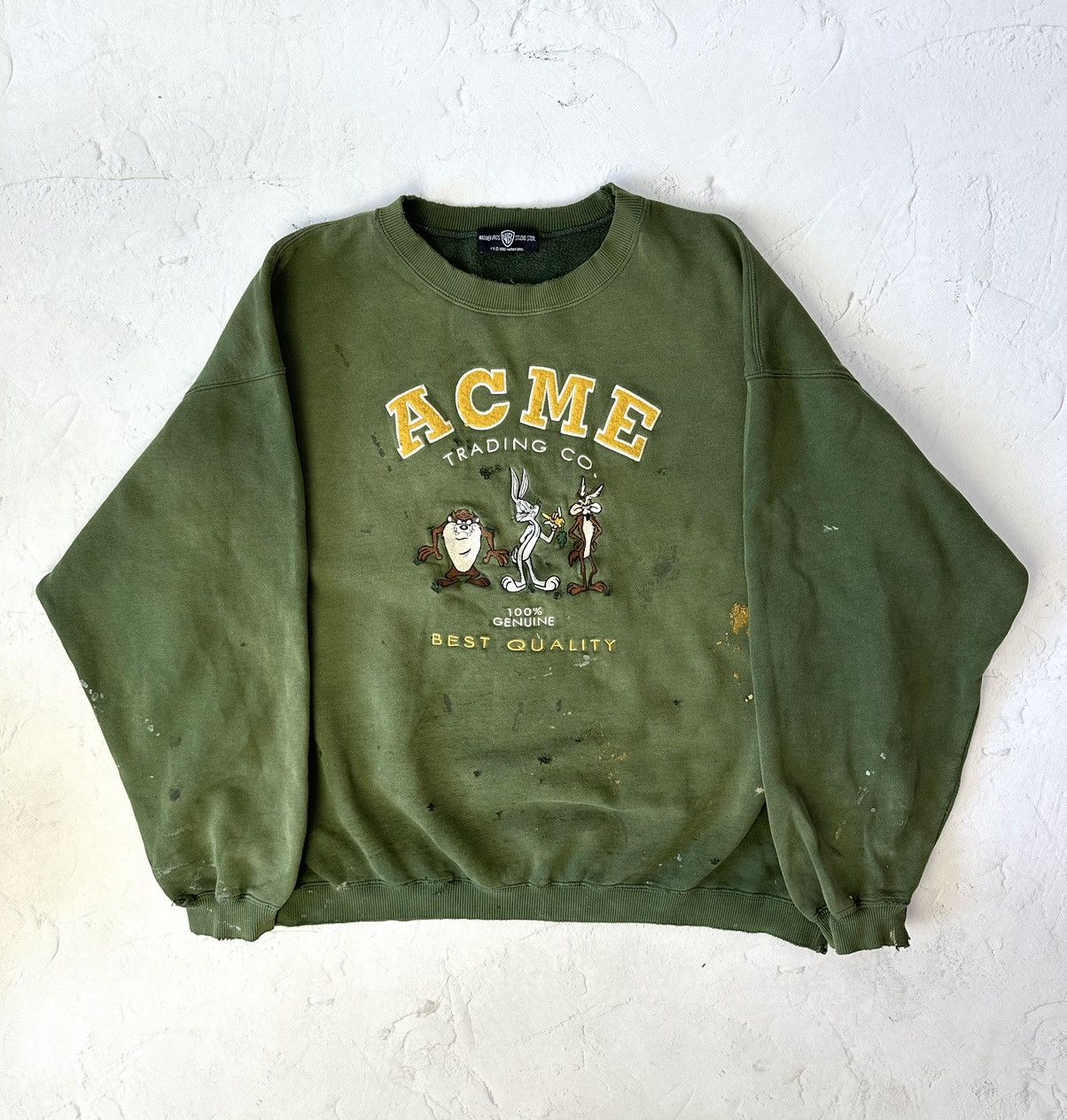 Other Vintage Warner Bros Studios Dead Sweatshirt Size US XL / EU 56 / 4 - 1 Thumbnail