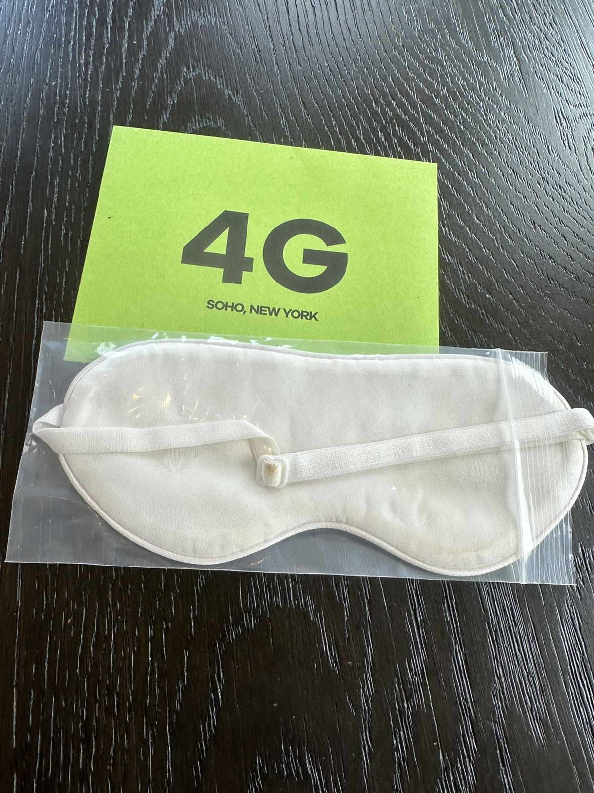 Chrome Hearts CHROME HEARTS SILK & LEATHER PATCH FUCK YOU EYE MASK SLEEP Size ONE SIZE - 4 Thumbnail