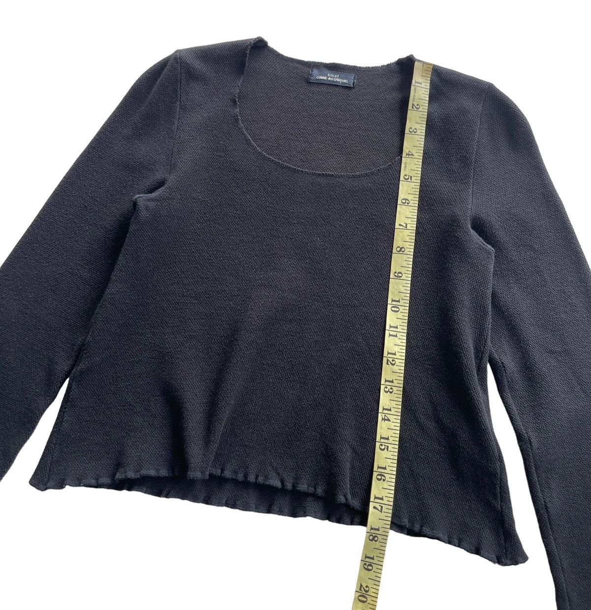 Tricot Comme des Garcons Tricot Comme Des Garcons Cropped Top Shirt Size S / US 4 / IT 40 - 7 Thumbnail