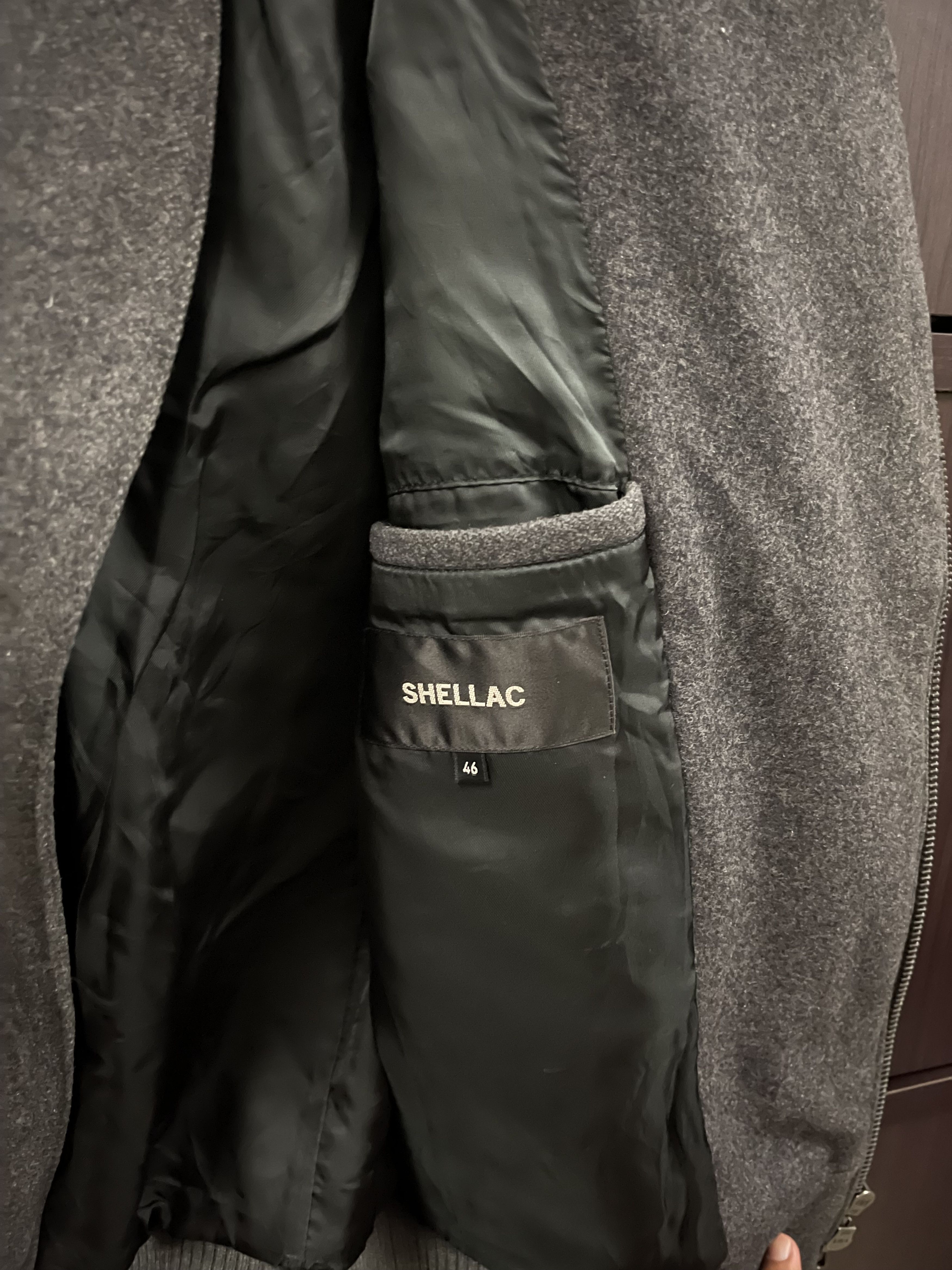 14th Addiction Shellac Wool Horse Sleeve Leather Bikers Jacket Size US S / EU 44-46 / 1 - 6 Thumbnail