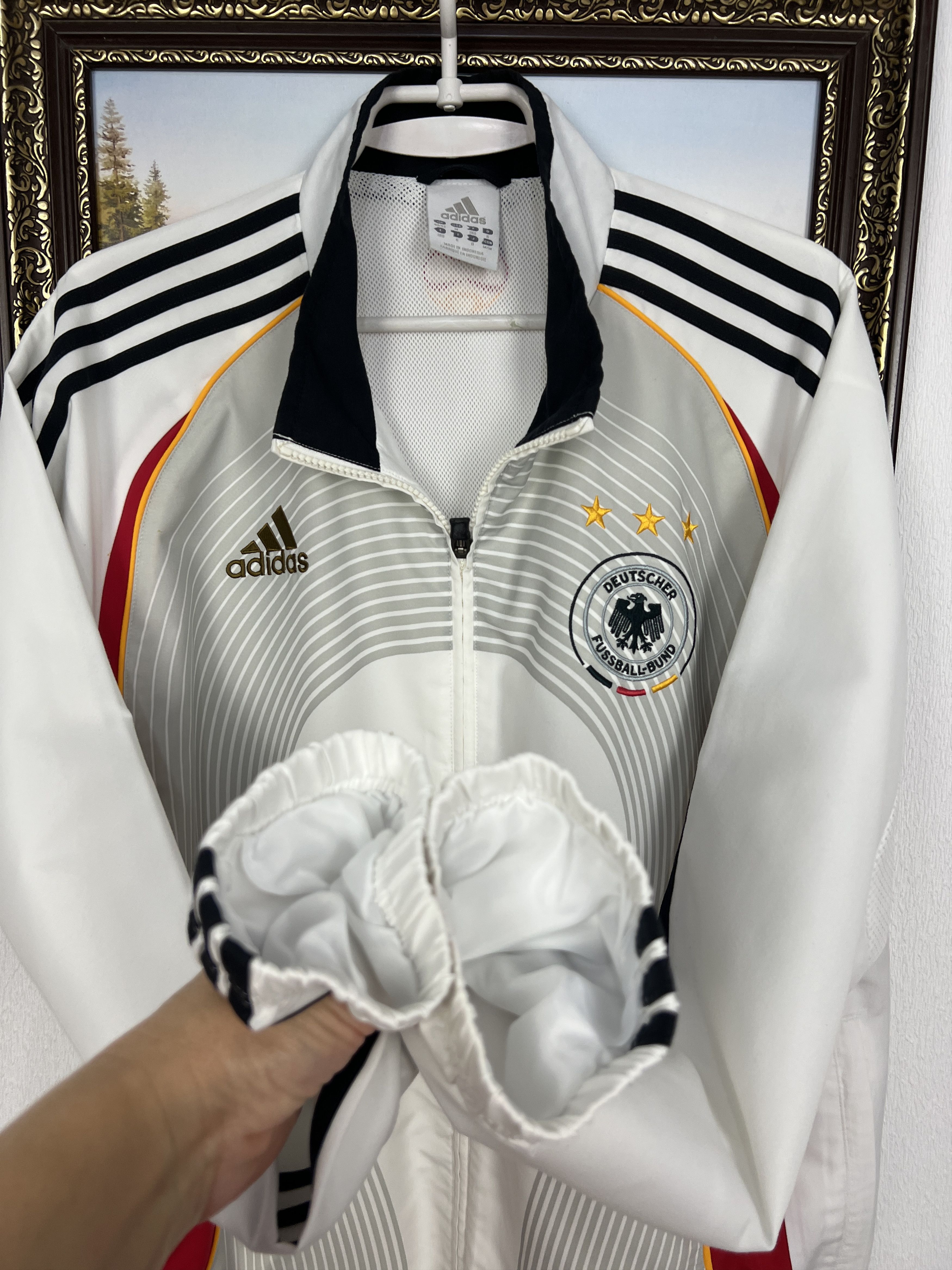 Adidas Vintage Adidas Germany Football Jacket Soccer Track Top Size US M / EU 48-50 / 2 - 8 Thumbnail