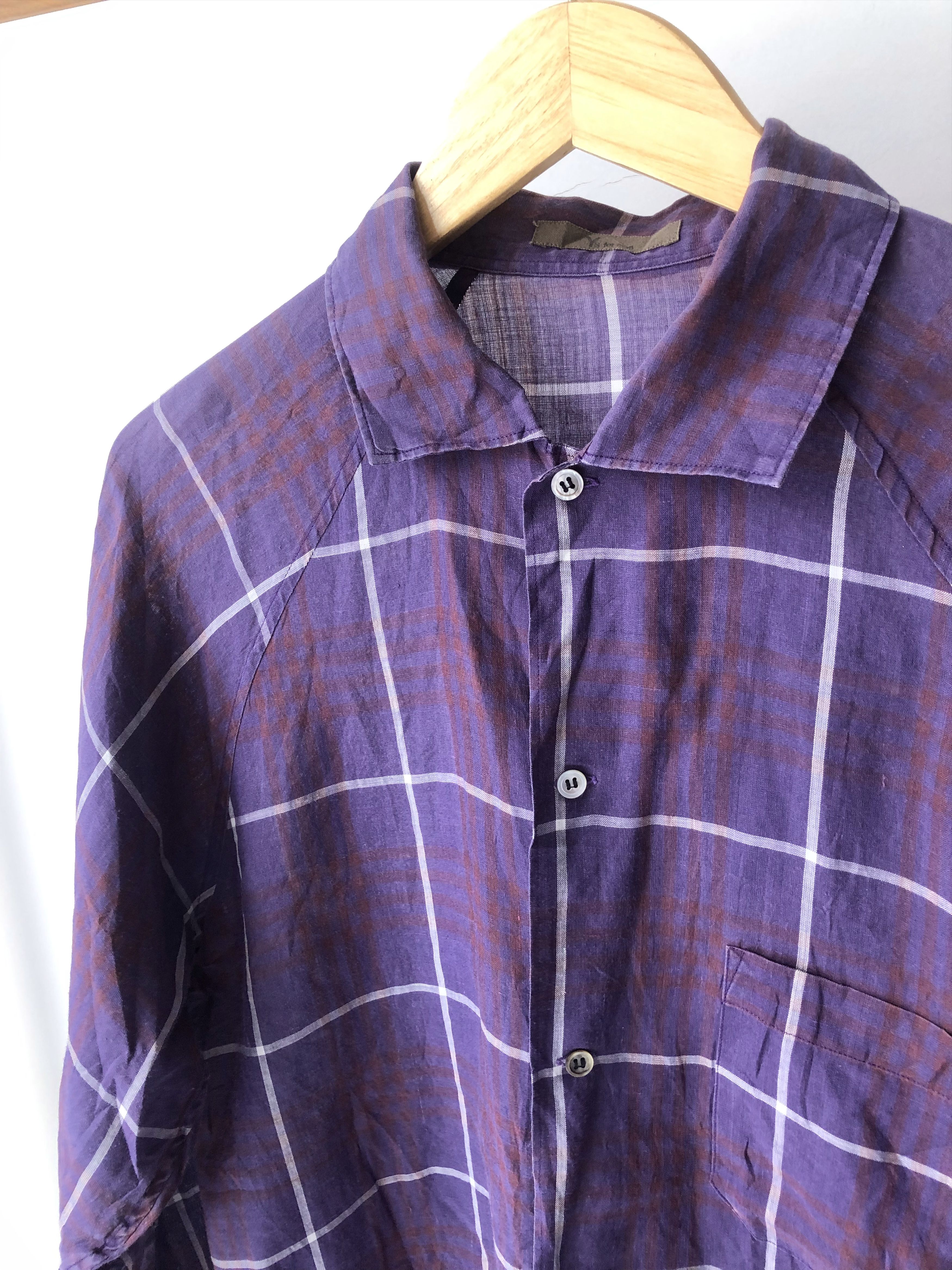 Y's for Men purple camp shirt Size US M / EU 48-50 / 2 - 2 Thumbnail