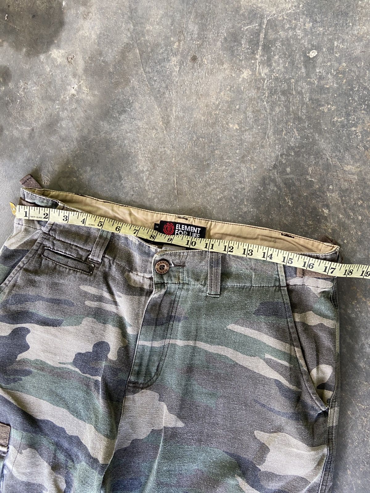 Element × Vintage Baggy Element Military Cargopant Size US 35 - 8 Thumbnail