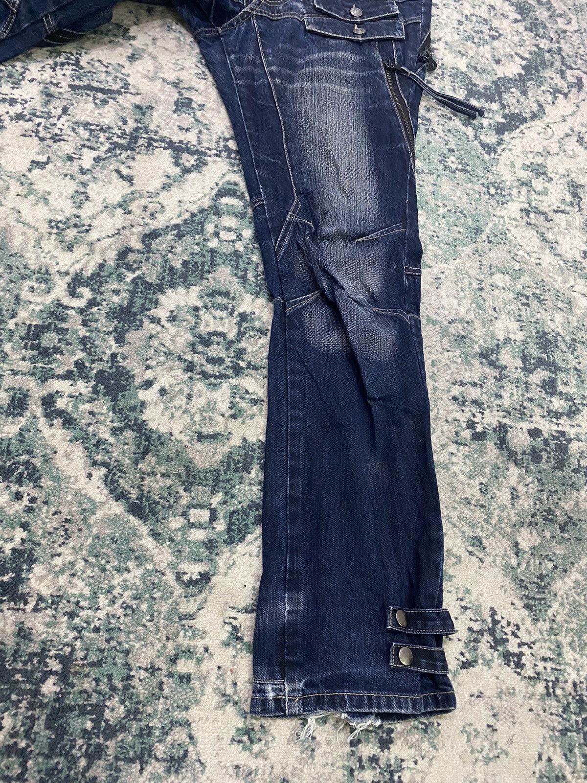 PPFM PPFM Multizipper Double Pocket Tactical Bondage Denim Pant Size US 32 / EU 48 - 10 Thumbnail