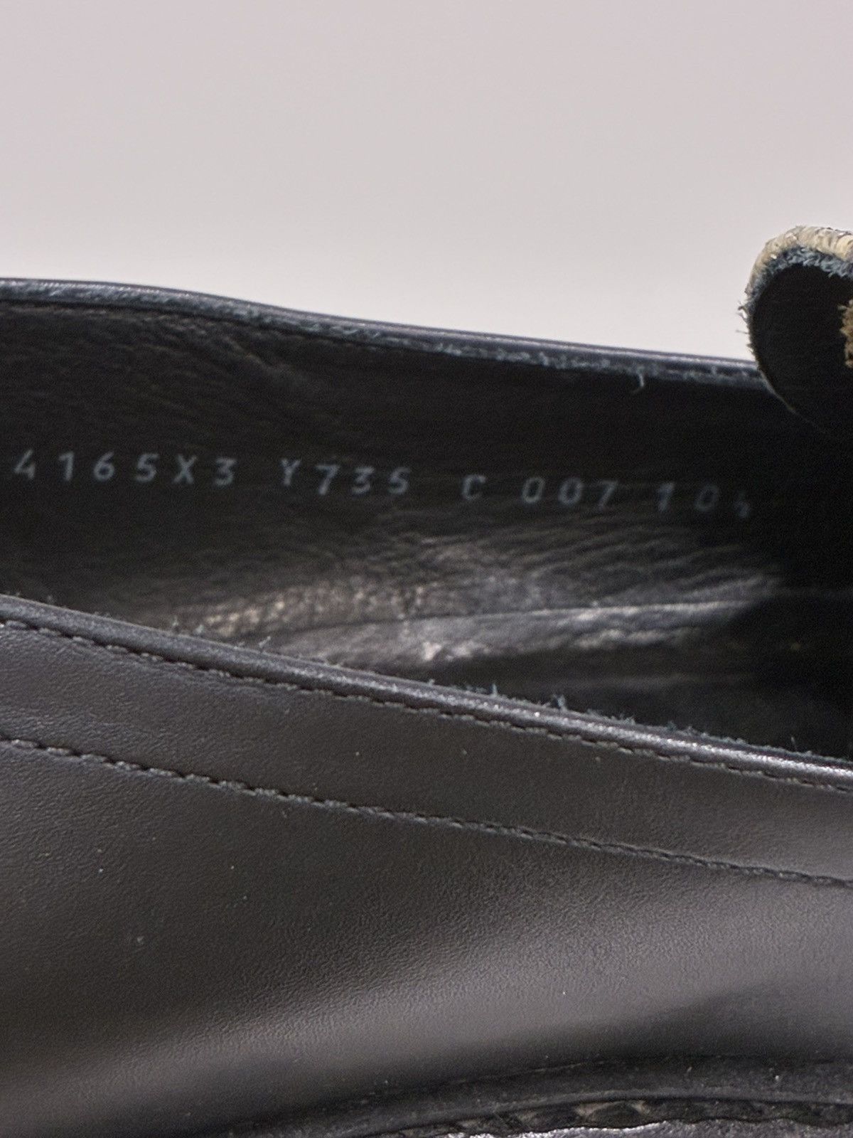 John Varvatos Leather Loafer with Python EU 43.5 USA 10.5 Size US 10.5 / EU 43-44 - 11 Thumbnail
