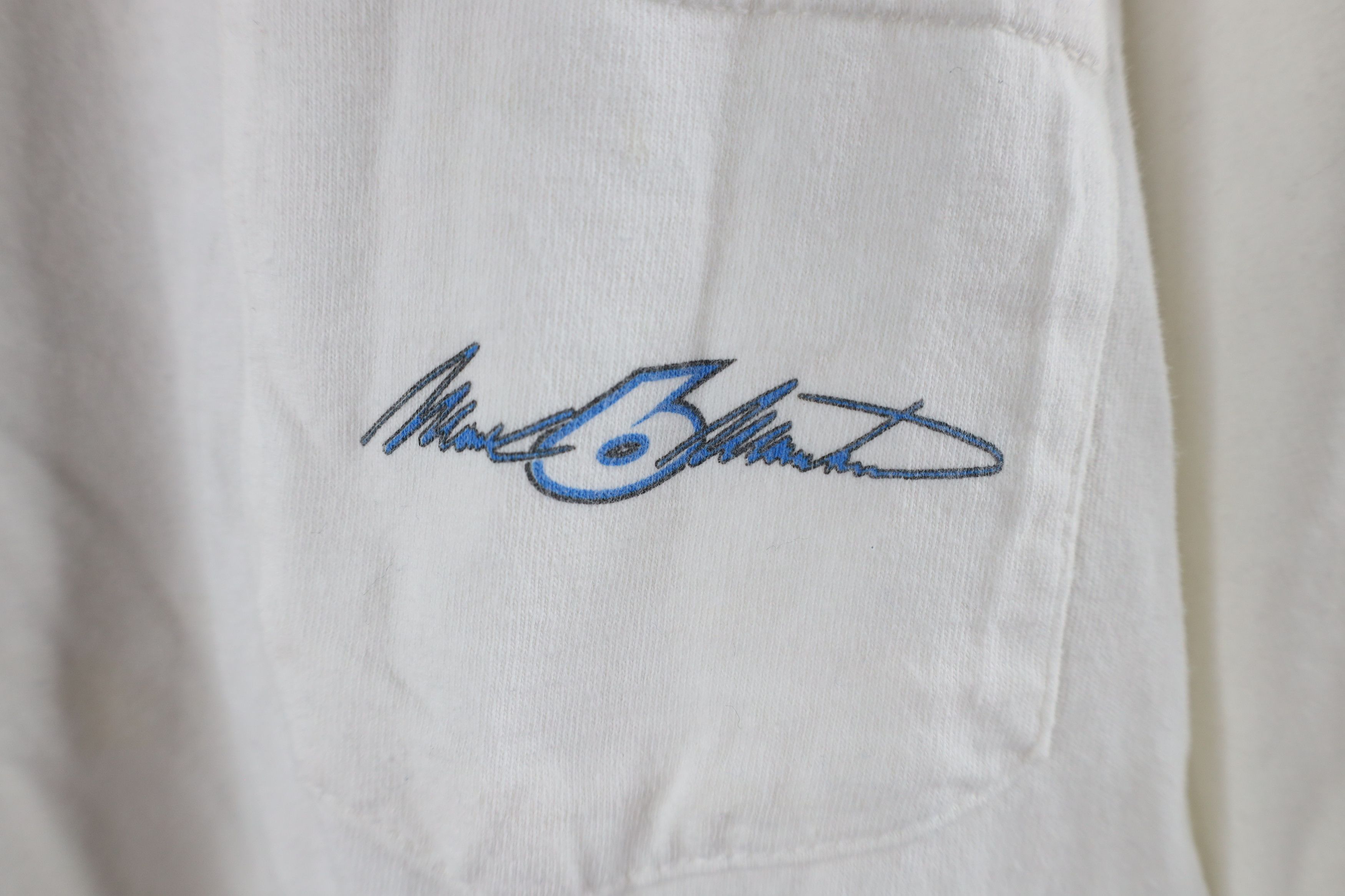 Vintage Vintage 90s NASCAR Out Mark Martin Racing Pocket T-Shirt Size US XXL / EU 58 / 5 - 4 Thumbnail