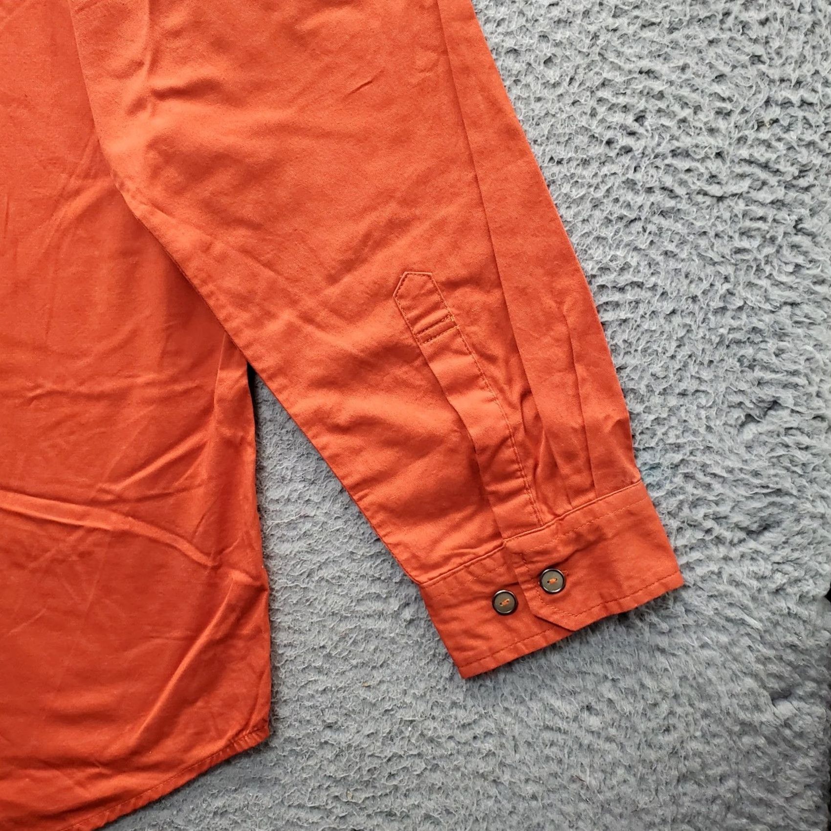The Territory Ahead Territory Ahead Mens Orange Long Sleeve Button-Down Casual Shirt XLT Size US XL / EU 56 / 4 - 7 Thumbnail