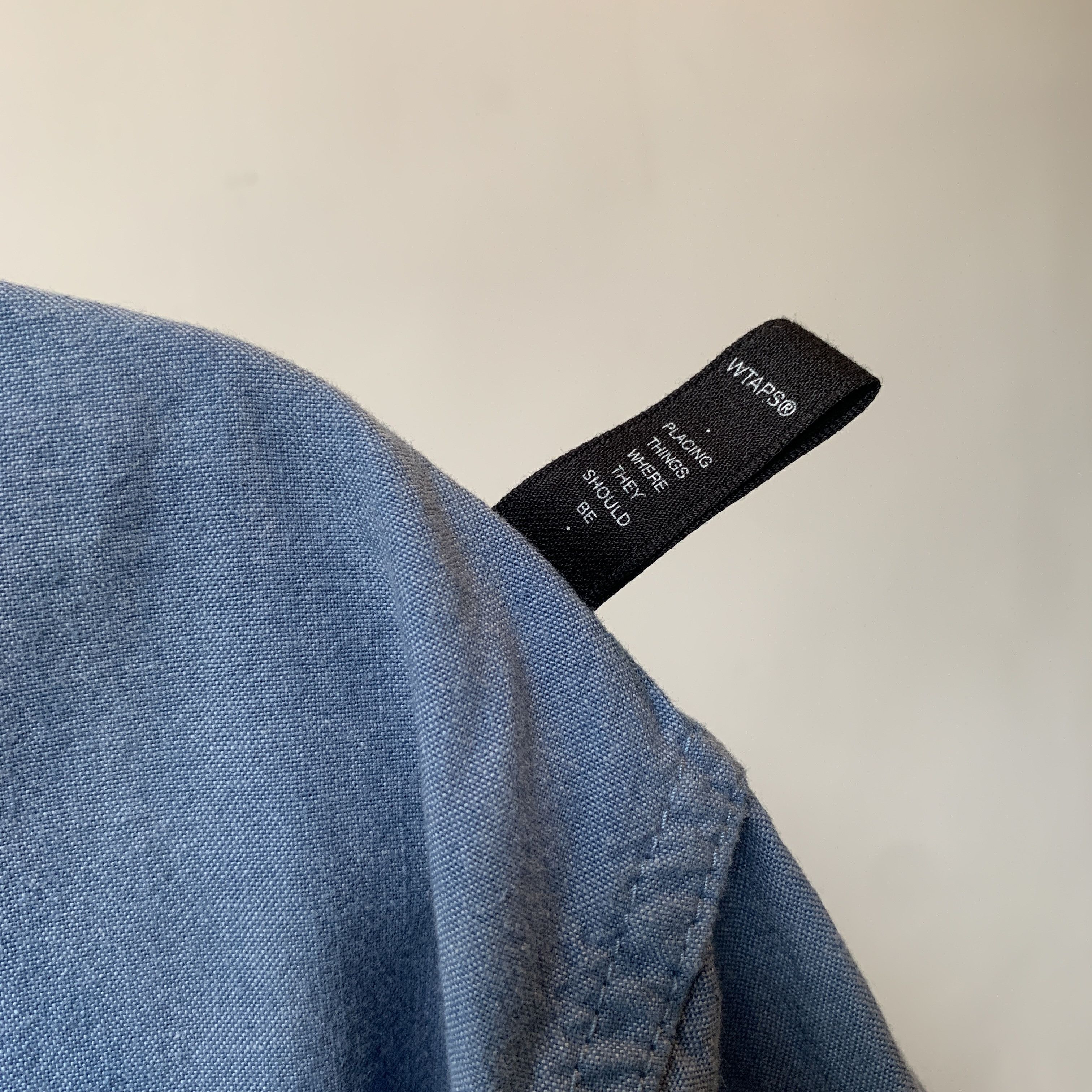 Wtaps Wtaps Buds Ss 01 Shirt Cotton Chambray Size US L / EU 52-54 / 3 - 7 Thumbnail