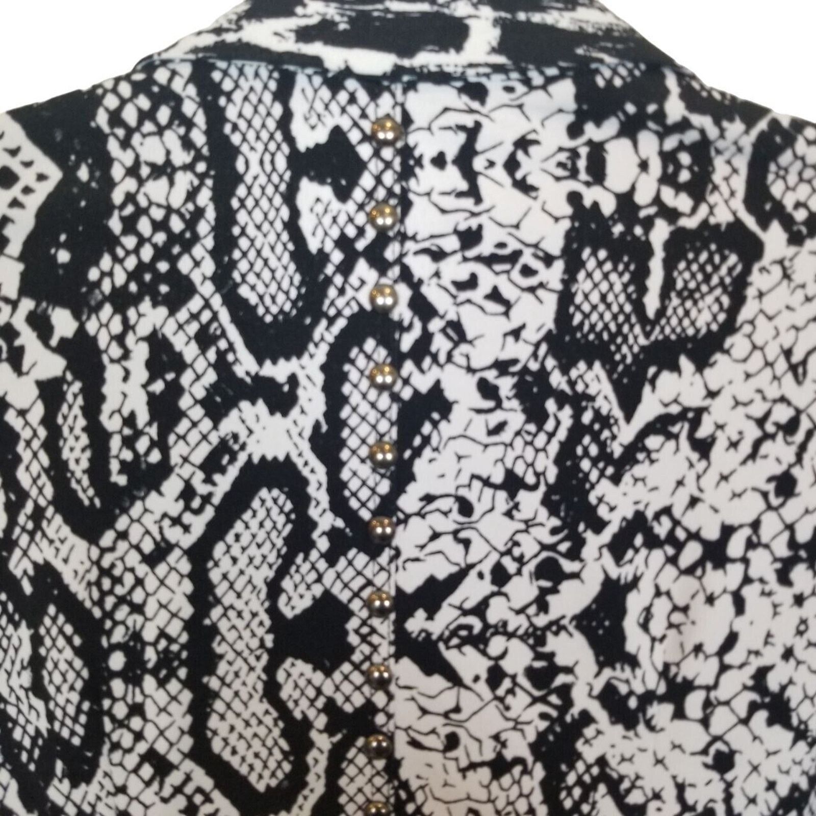 Alberto Alberto Makali Artsy Blazer Jacket Studded Abstract Size S Size S / US 4 / IT 40 - 10 Thumbnail