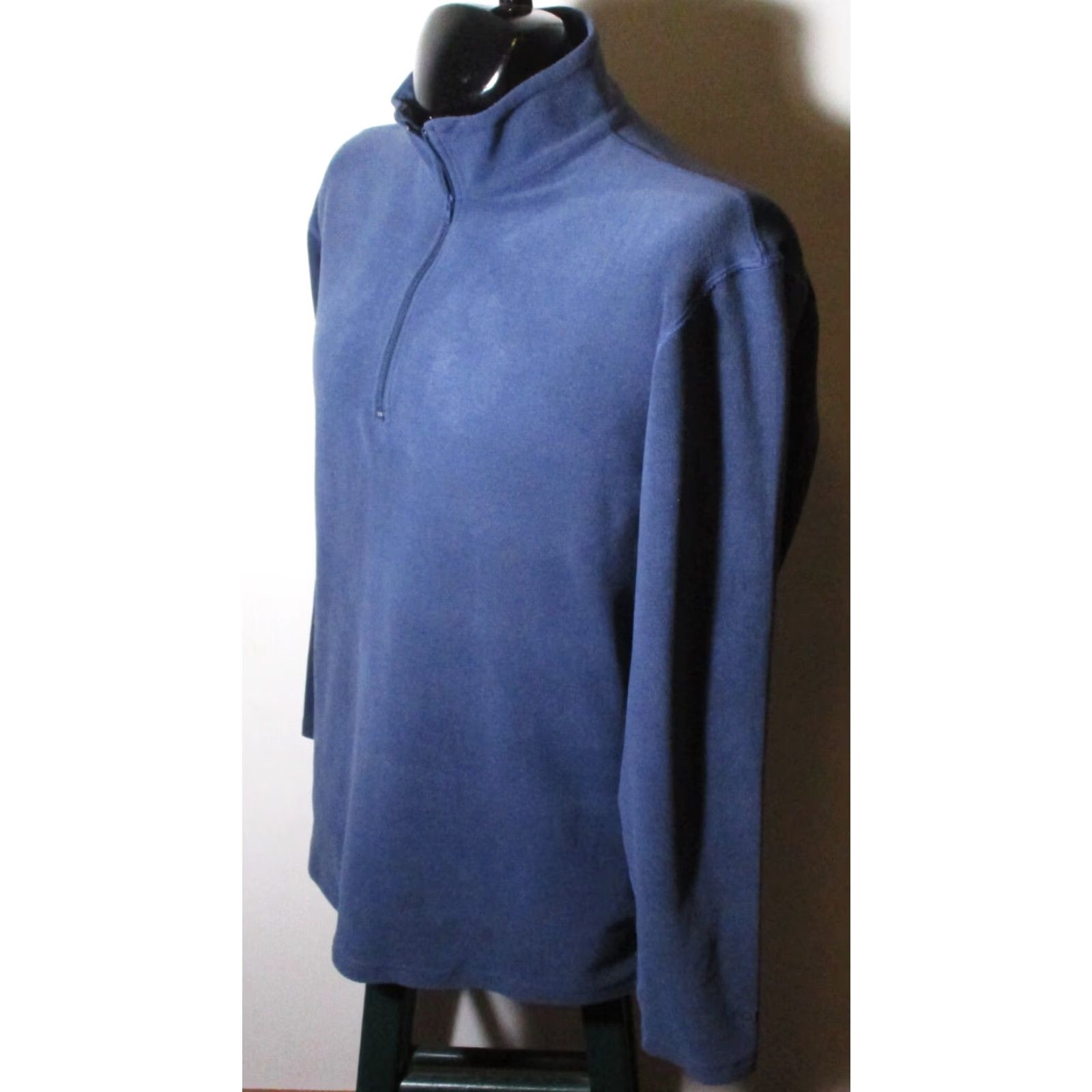 Orvis ORVIS Jersey Men's L/XL Pewter Fleece 1/2 Zip Size US XL / EU 56 / 4 - 4 Thumbnail