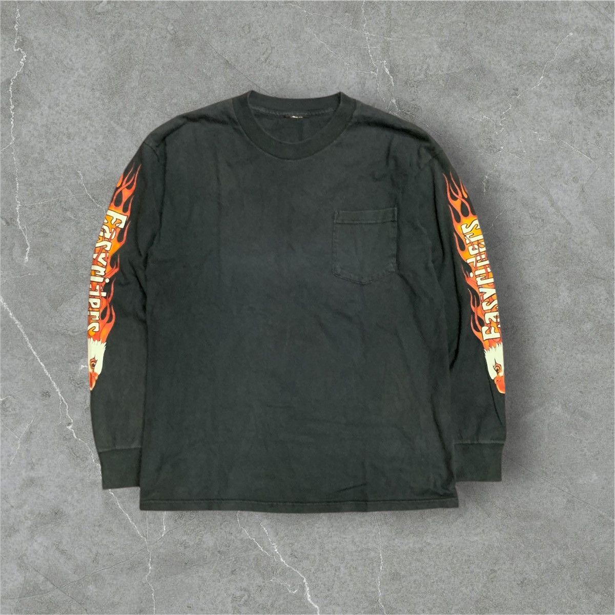 Vintage VINTAGE EASYRIDERS MAGAZINE FLAME LONG SLEEVE POCKET Size US XL / EU 56 / 4 - 1 Thumbnail