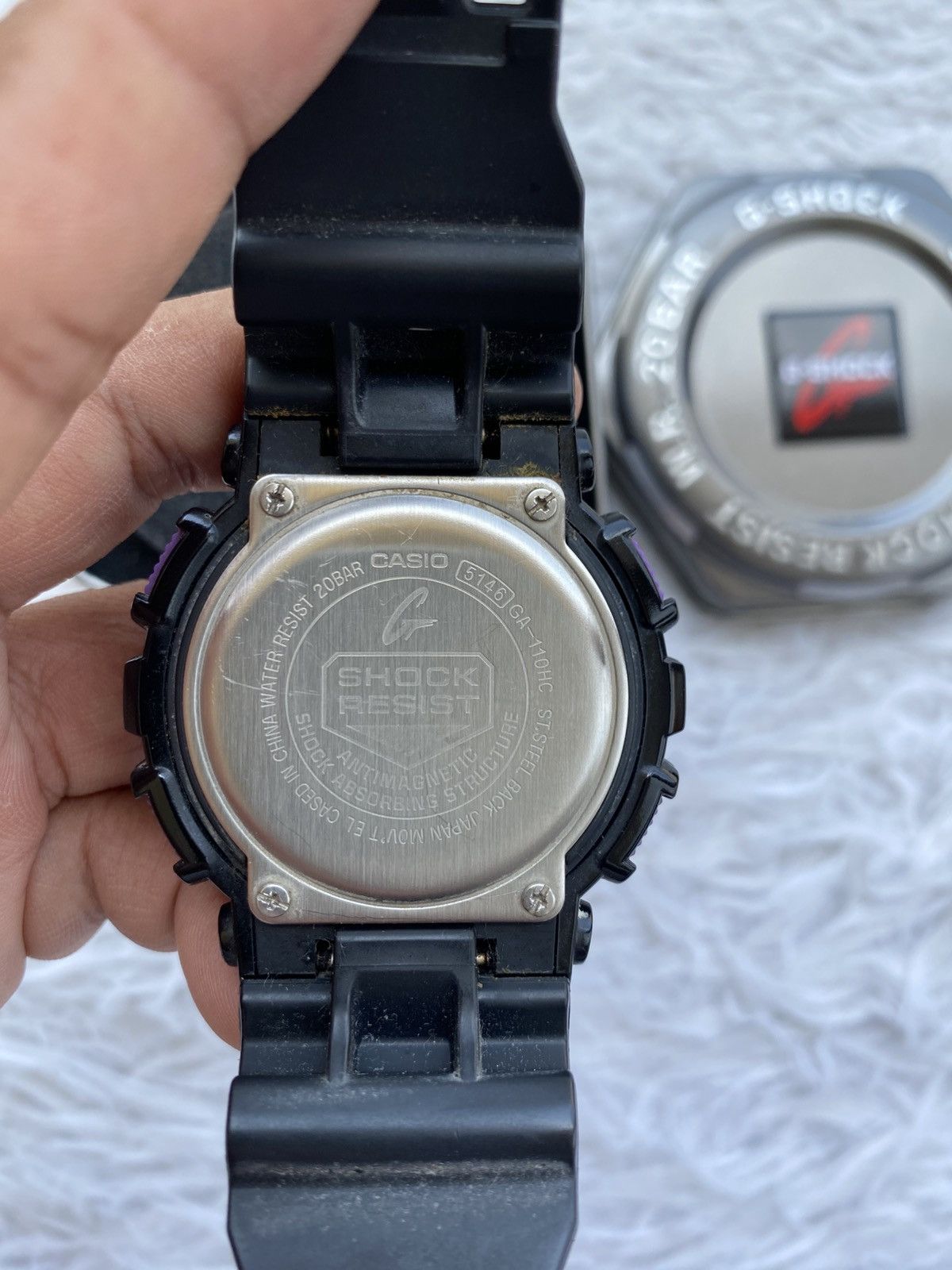 Casio Casio G-SHOCK GA-110HC-1A Black Blue Purple Watches Size ONE SIZE - 8 Thumbnail