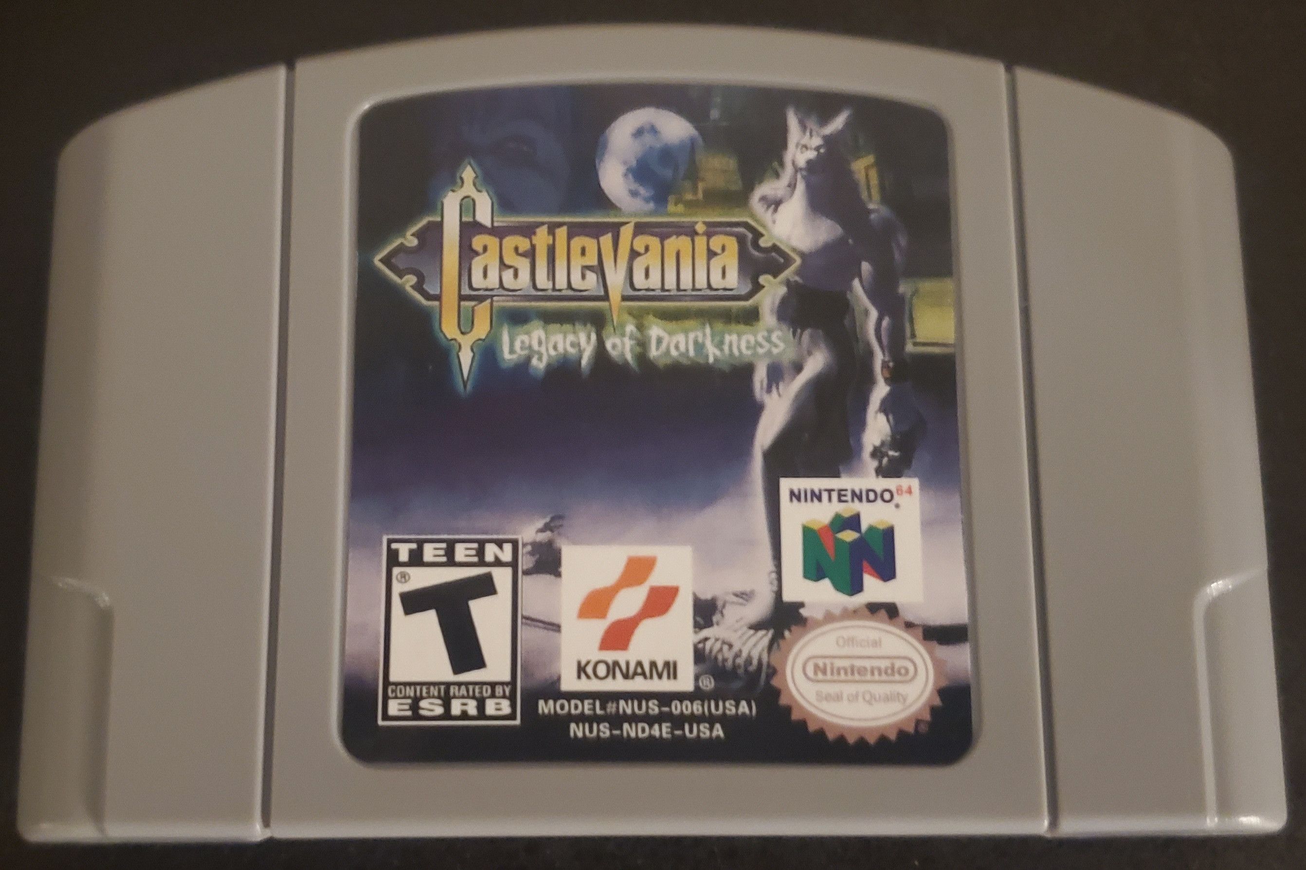 Nintendo Castlevania Legacy of Darkness N64 Nintendo 64 Video Game Size ONE SIZE - 1 Thumbnail