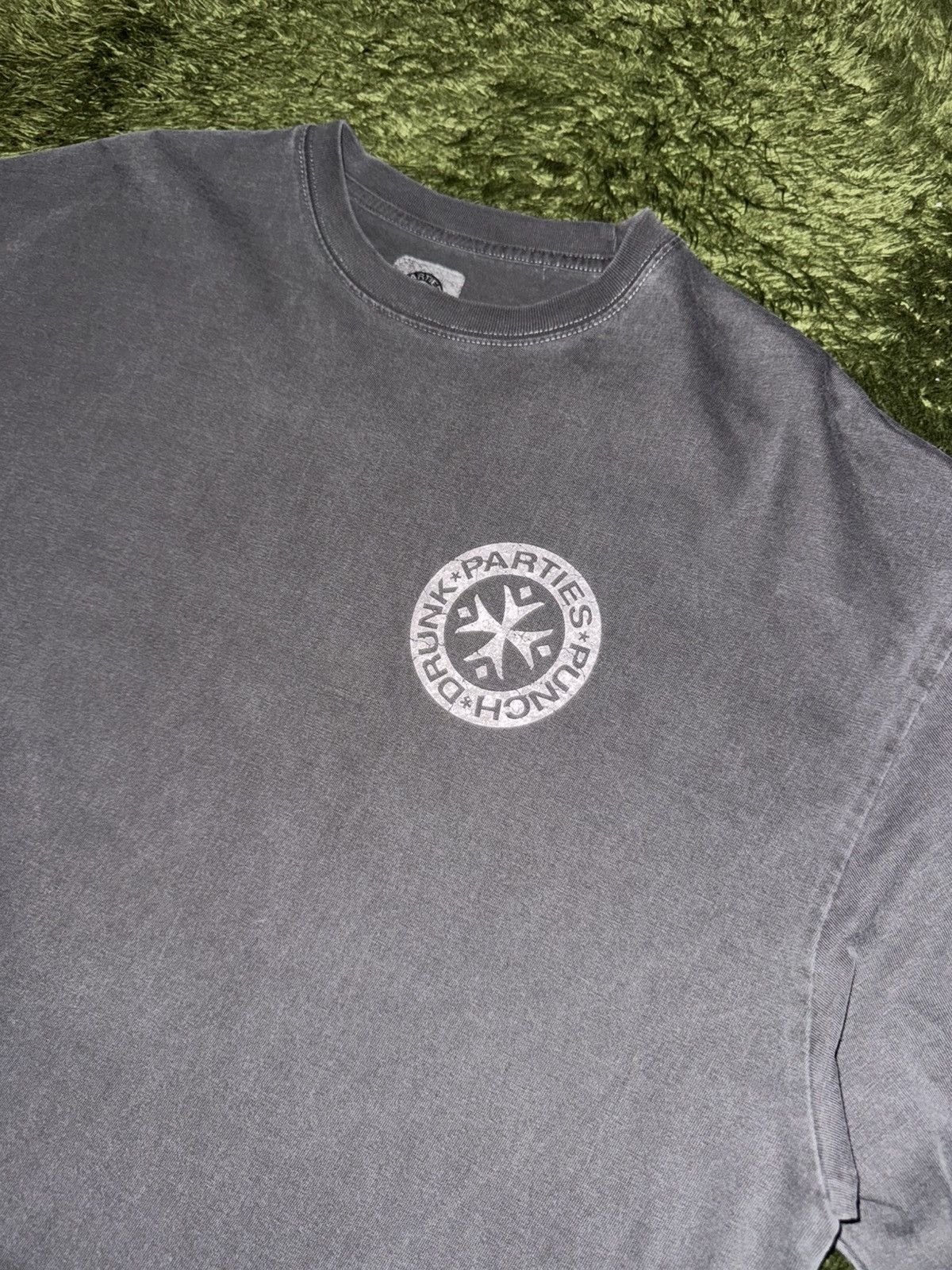 Japanese Brand [3] Punch Drunk Parties Hult Logo Dyed Single Stitch T-Shirt Size US XXL / EU 58 / 5 - 2 Thumbnail