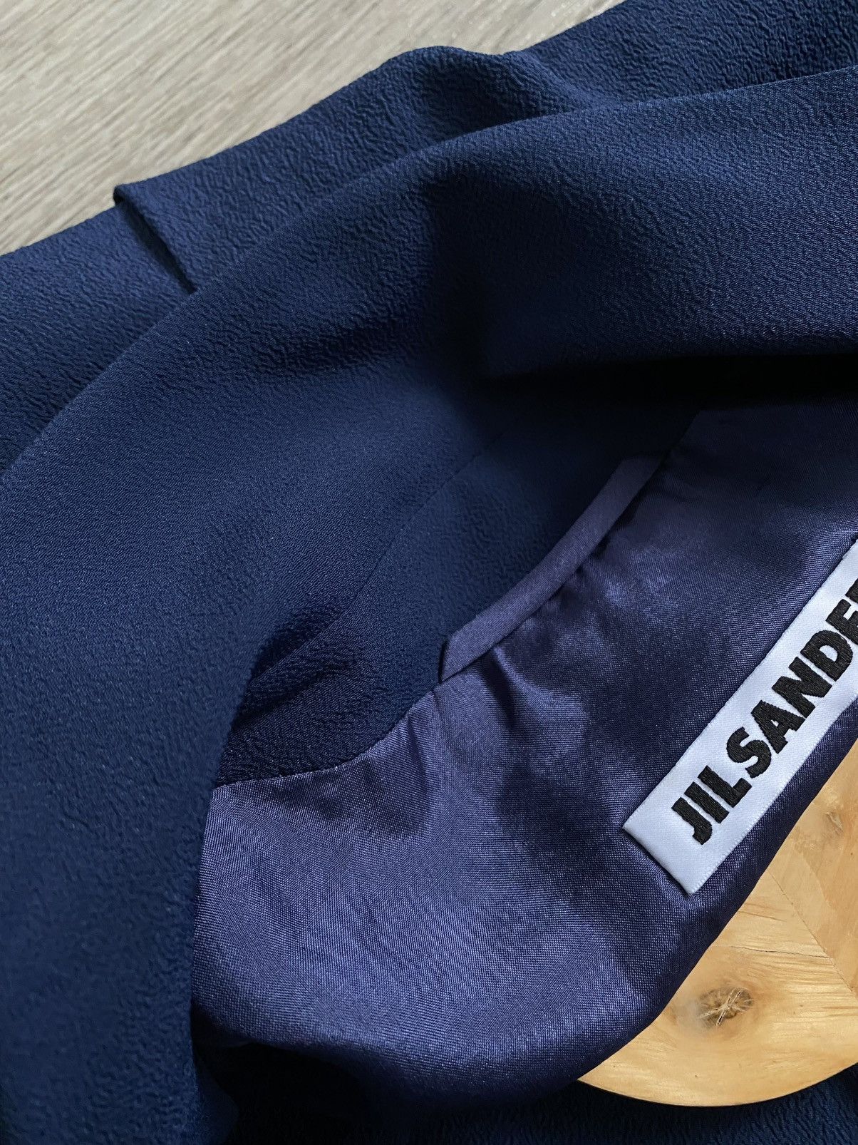 Jil Sander 🫧JIL SANDER SILK BLAZER Vintage Raf Simons Era Size XS / US 0-2 / IT 36-38 - 21 Thumbnail