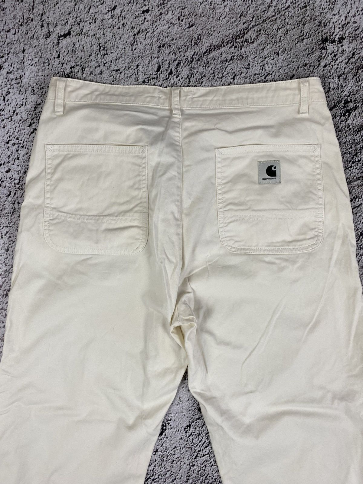 Carhartt Vintage Y2K Carhartt cream boyfriend pants streetwear 00s 30 Size 30" / US 8 / IT 44 - 4 Thumbnail