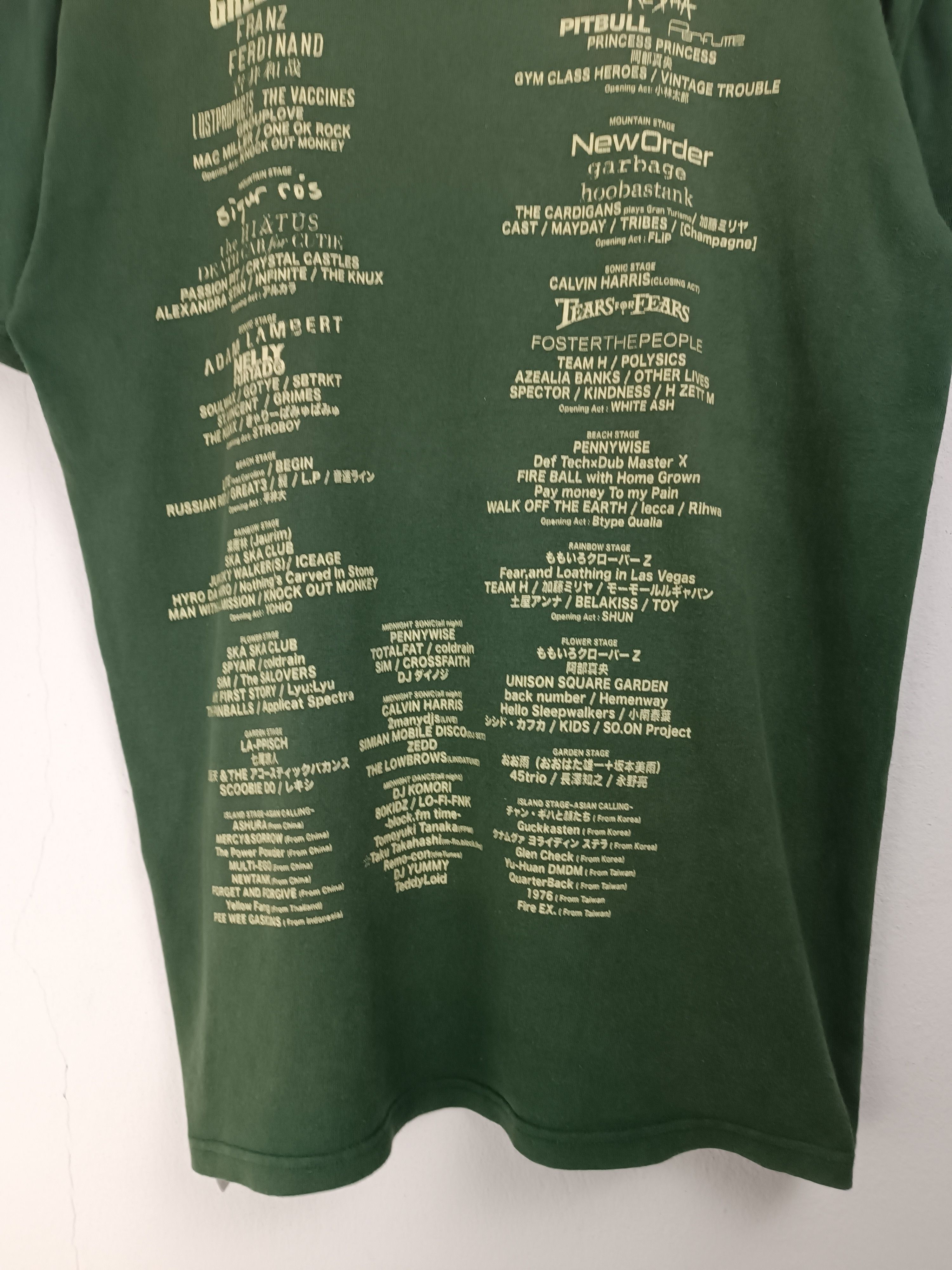 Band Tees VINTAGE 2012 SUMMERSONIC MUSIC FES GREENDAY RIHANNA SKA PUNK Size US L / EU 52-54 / 3 - 16 Thumbnail