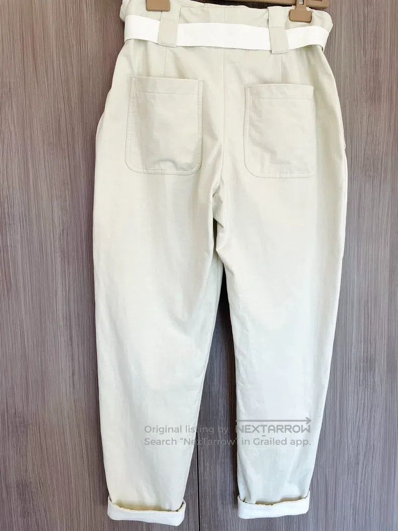 Brunello Cucinelli Brunello Cucinelli Tapered pure cotton casual sweatpants, Size 26" / US 2 / IT 38 - 3 Thumbnail