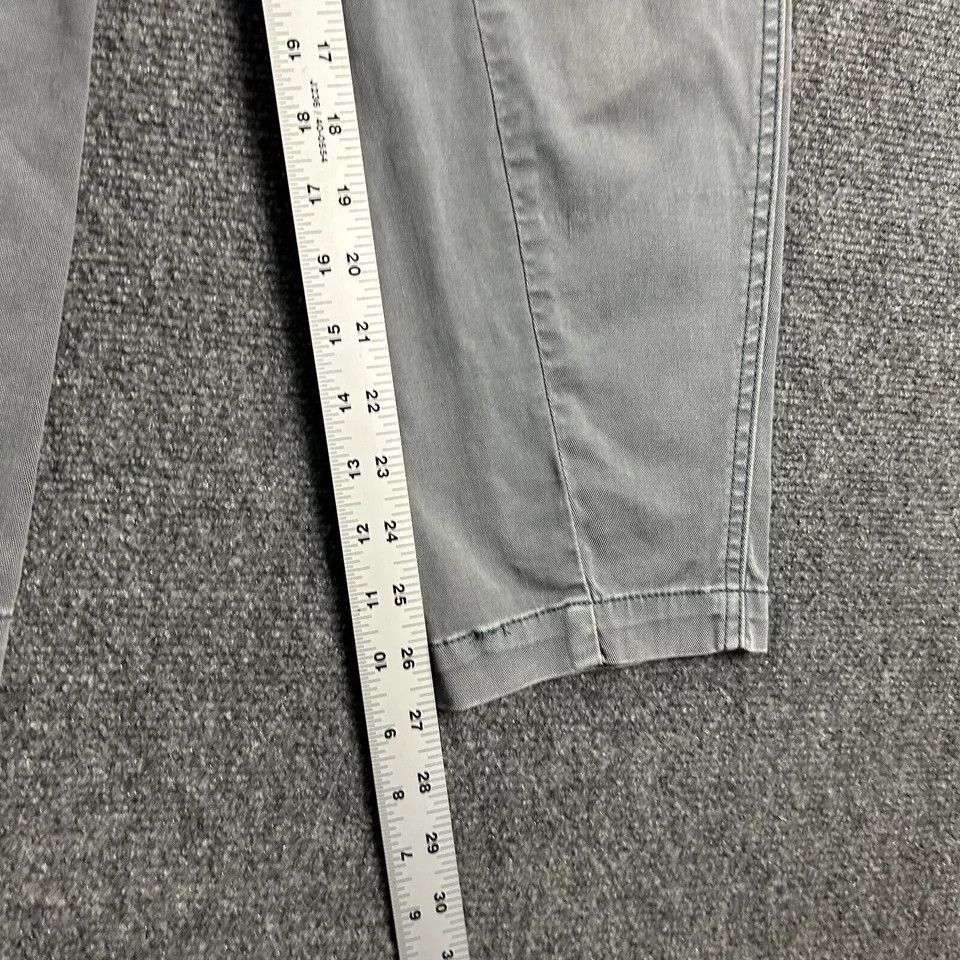 Prana Prana Pants Womens 6 Gray Chino Tapered Leg Casual Slash Size 28" / US 6 / IT 42 - 3 Thumbnail