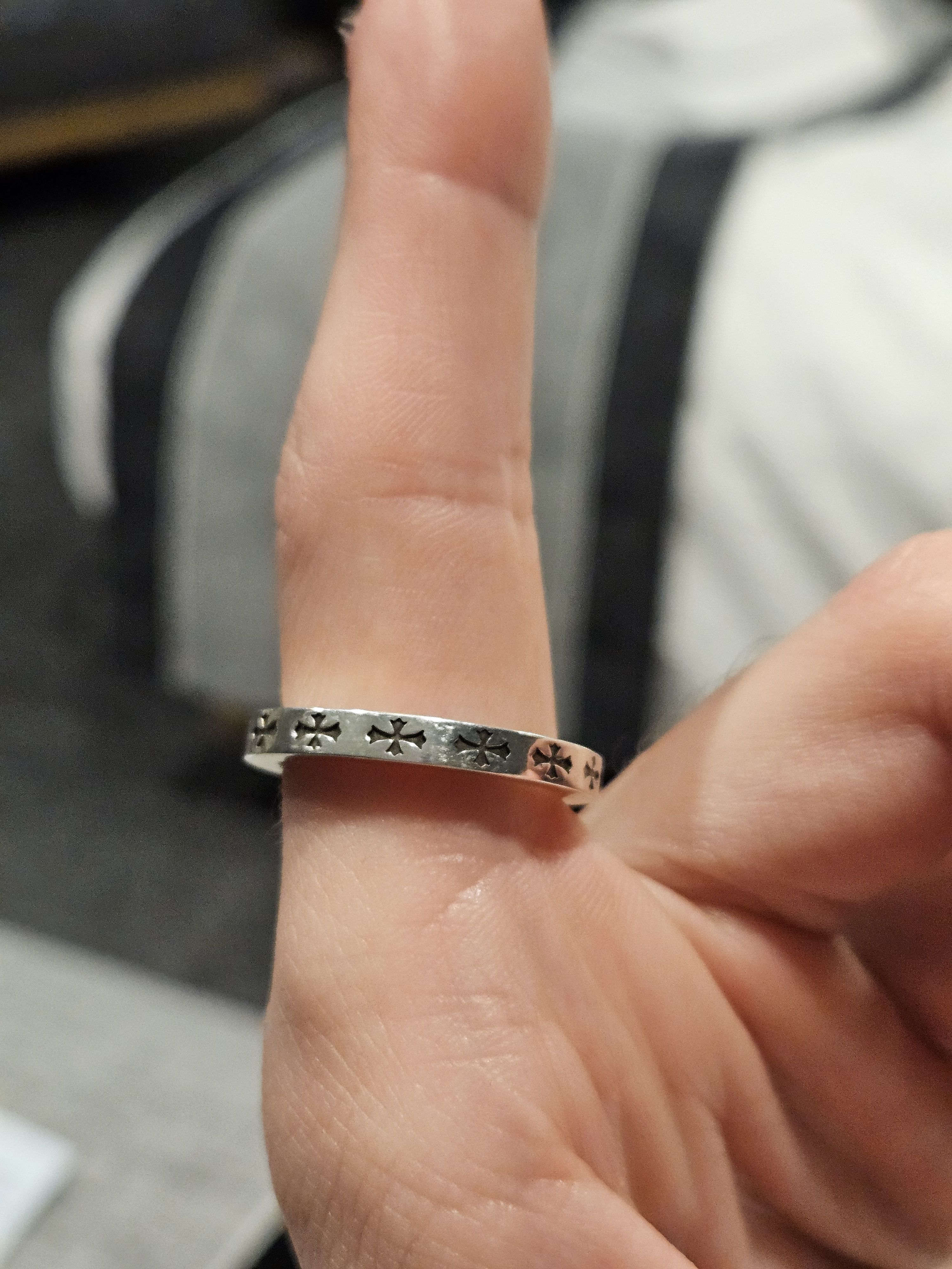 Chrome Hearts Chrome Hearts Fuck You 3MM 2001. 925 Silver Spacer Size ONE SIZE - 4 Thumbnail