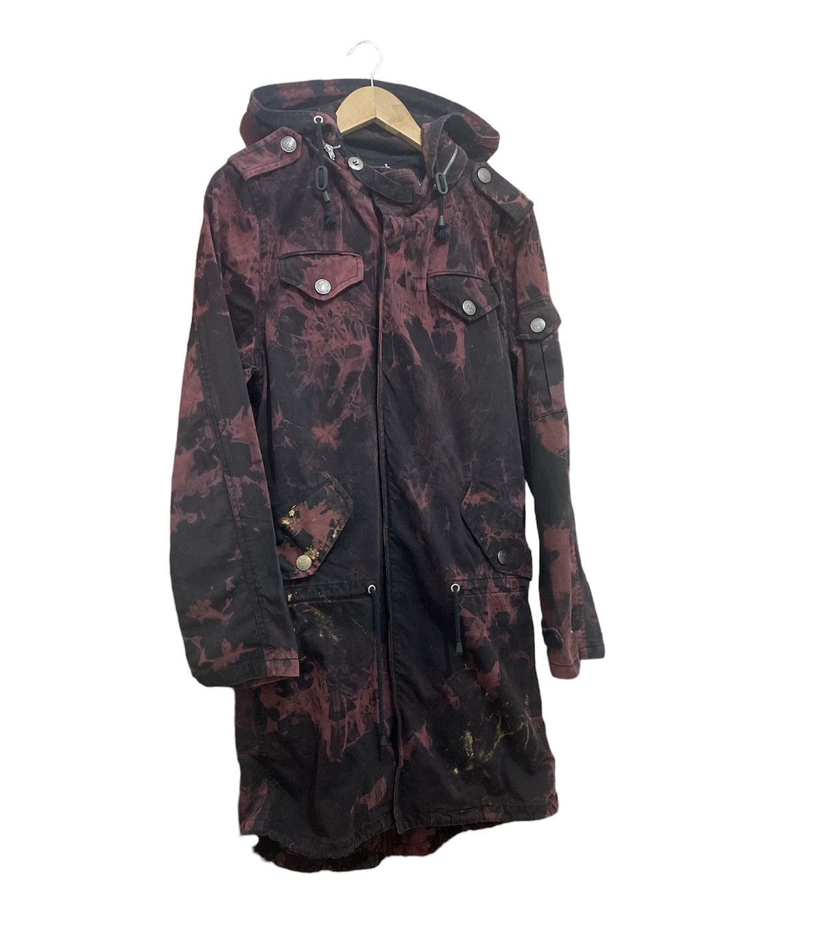 If Six Was Nine BERNINGS-SHO RED SKULL CAMOUFLAGED FISHTAIL JACKET Size US L / EU 52-54 / 3 - 4 Thumbnail