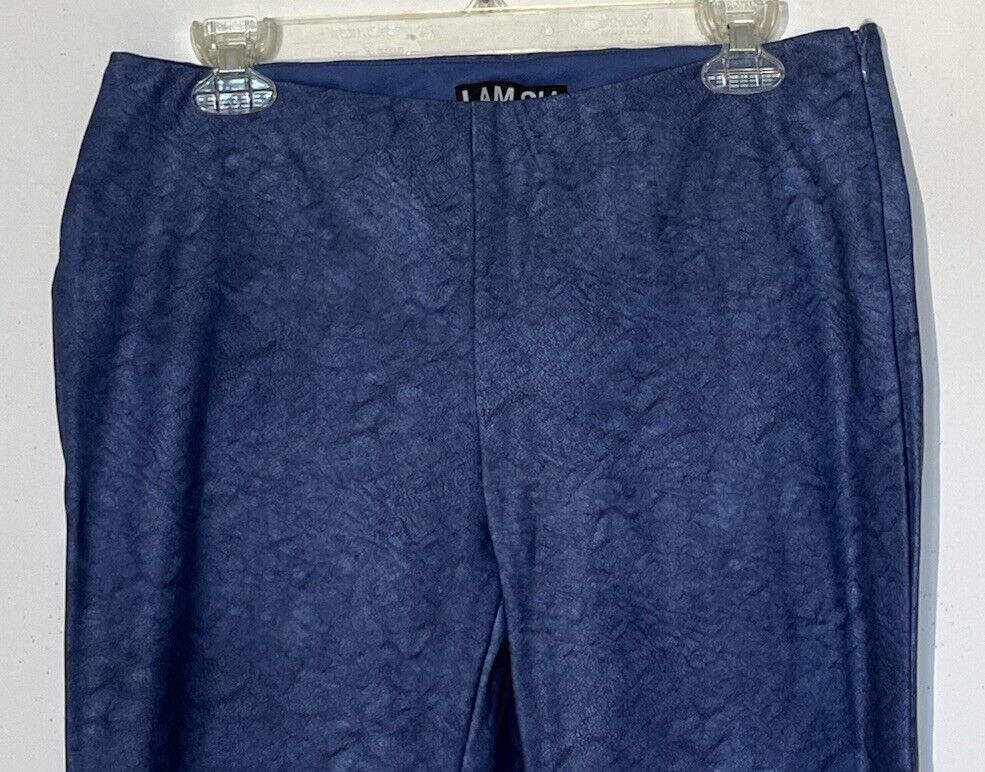 I.AM.GIA L.AM.GIA Washed Faux Vegan Leather Stretch Flared Leg Pants Size 31" - 6 Thumbnail