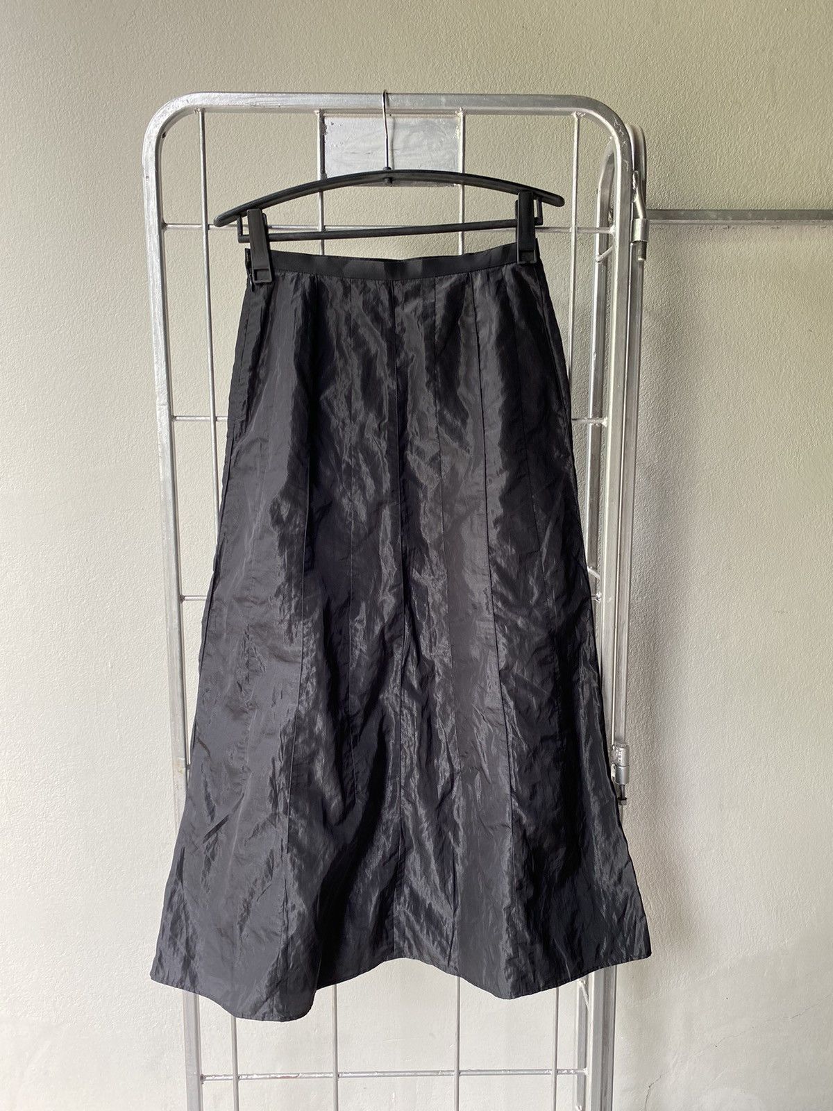 Hiroko Koshino Homme Hiroko Koshino black skirt Size 32" / US 10 / IT 46 - 2 Thumbnail