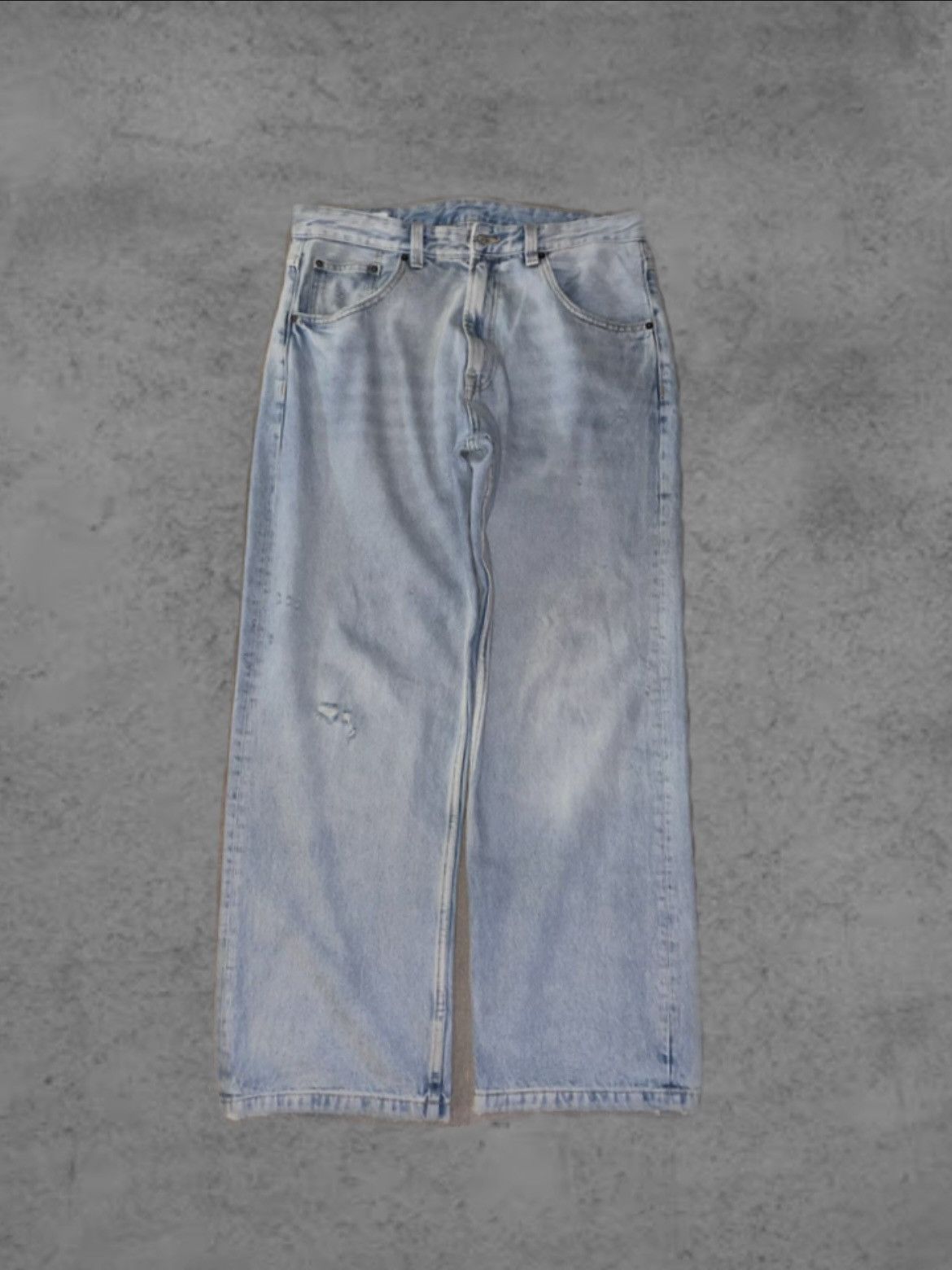 Zara Zara Baggy Jeans Light Blue Wash Size US 34 / EU 50 - 3 Thumbnail
