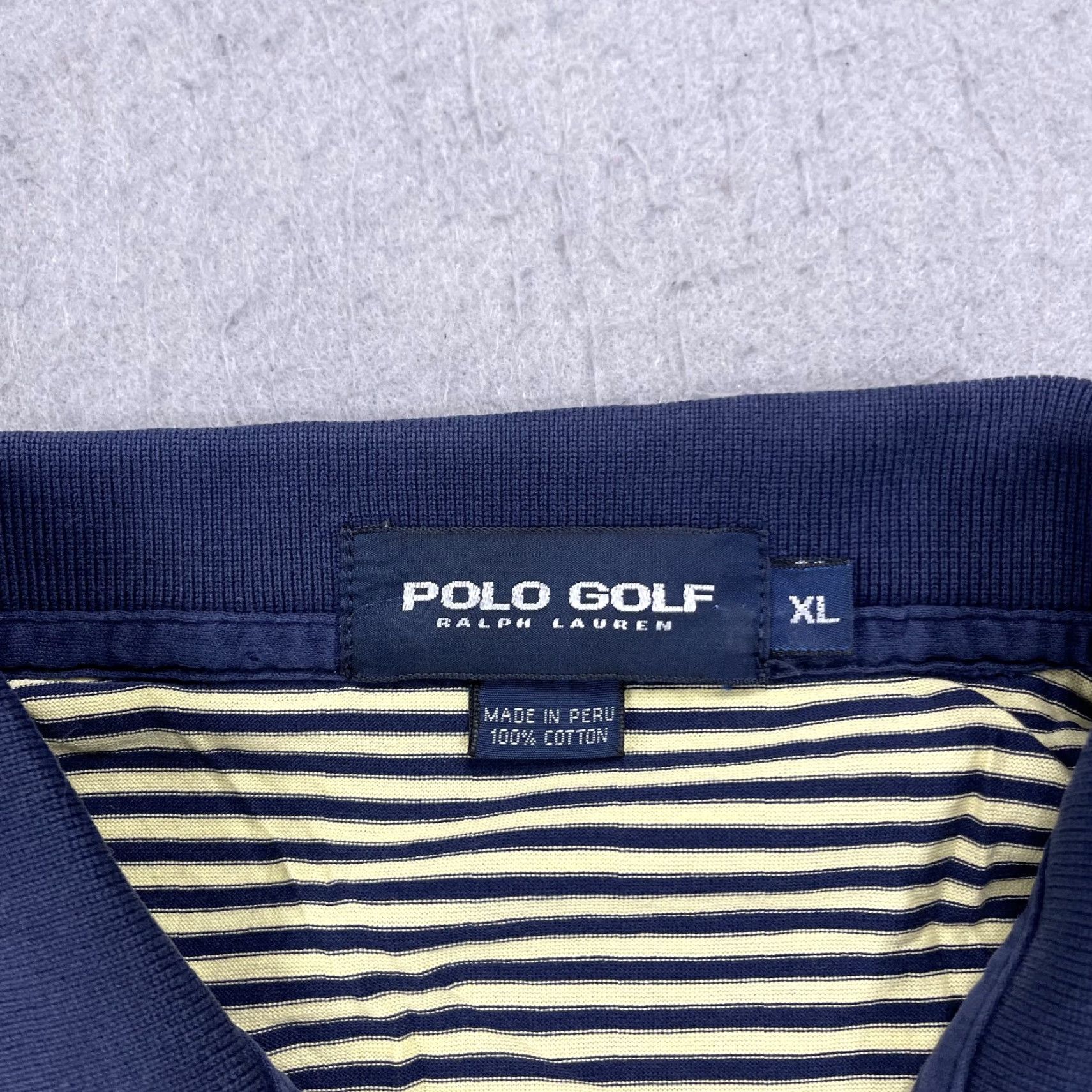 Polo Ralph Lauren VINTAGE Polo Ralph Lauren Winged Foot Polo Shirt Mens XL Yellow Cotton Size US XL / EU 56 / 4 - 4 Thumbnail