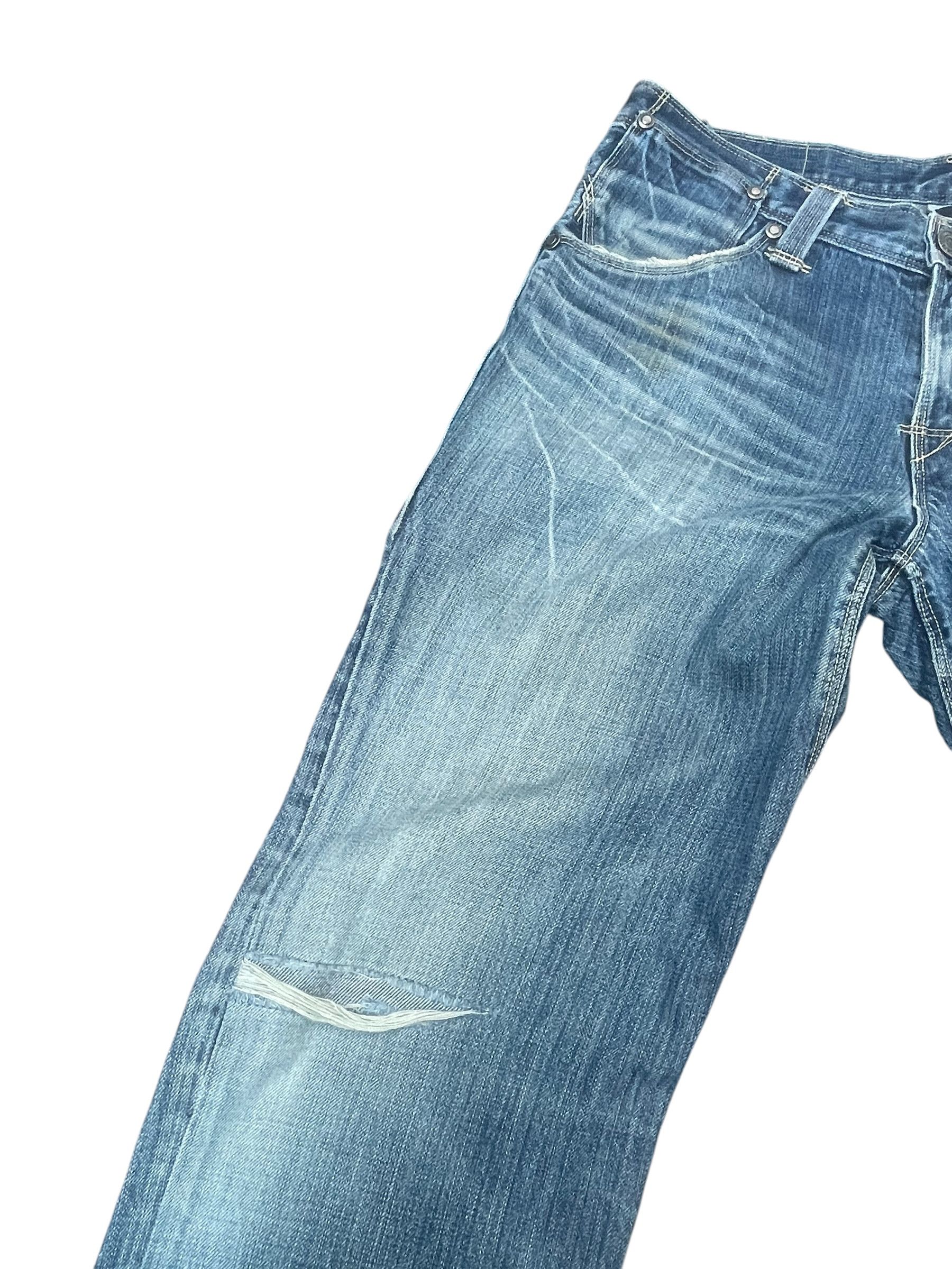 Levi's Vintage Levis Engineered Distresed Denim Size US 33 - 3 Thumbnail