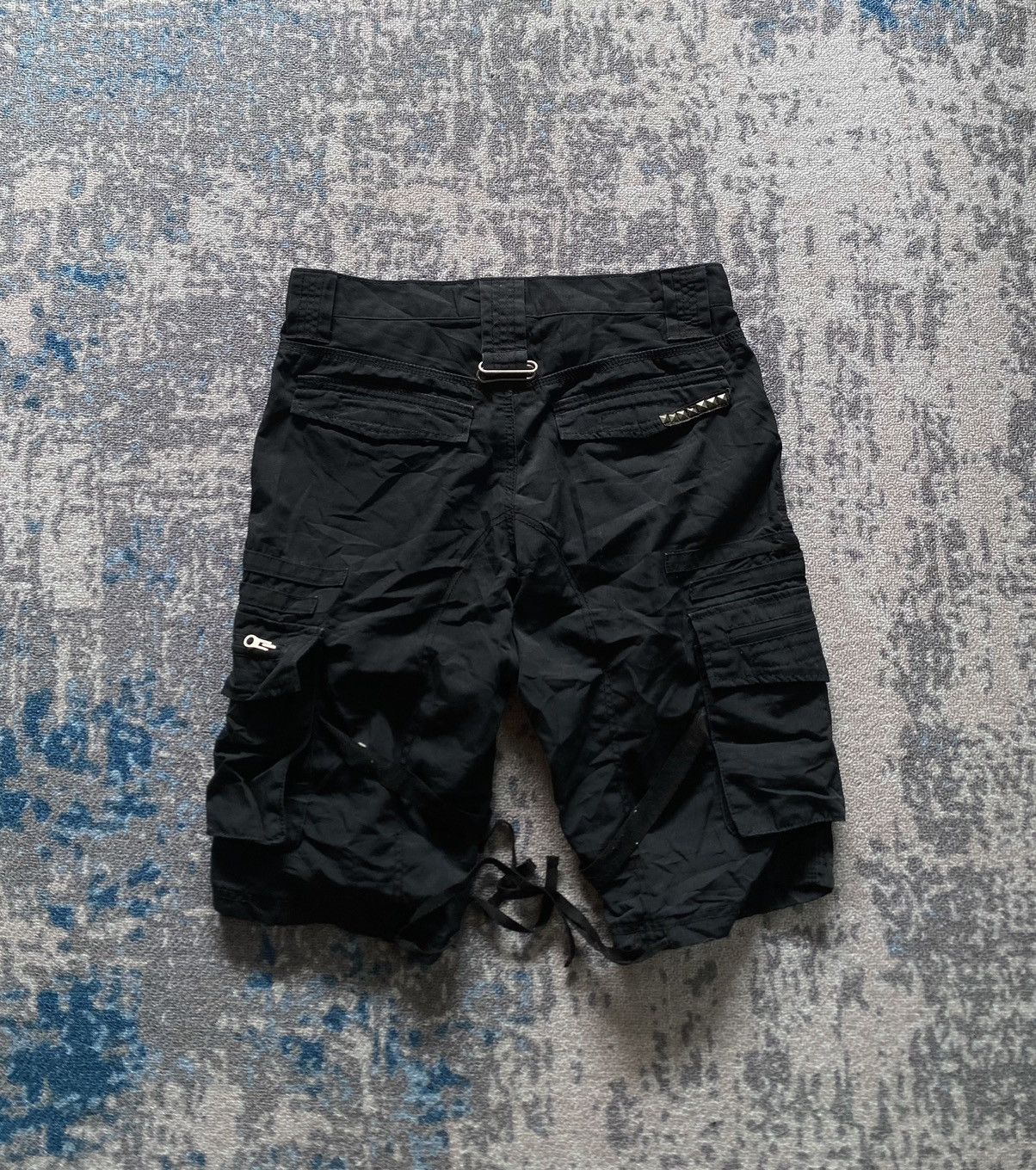 If Six Was Nine × Japanese Brand × Le Grande Bleu (L.G.B.) Japanes Lagust studded bondage cargo short ifsix lgb style Size US 33 - 2 Thumbnail