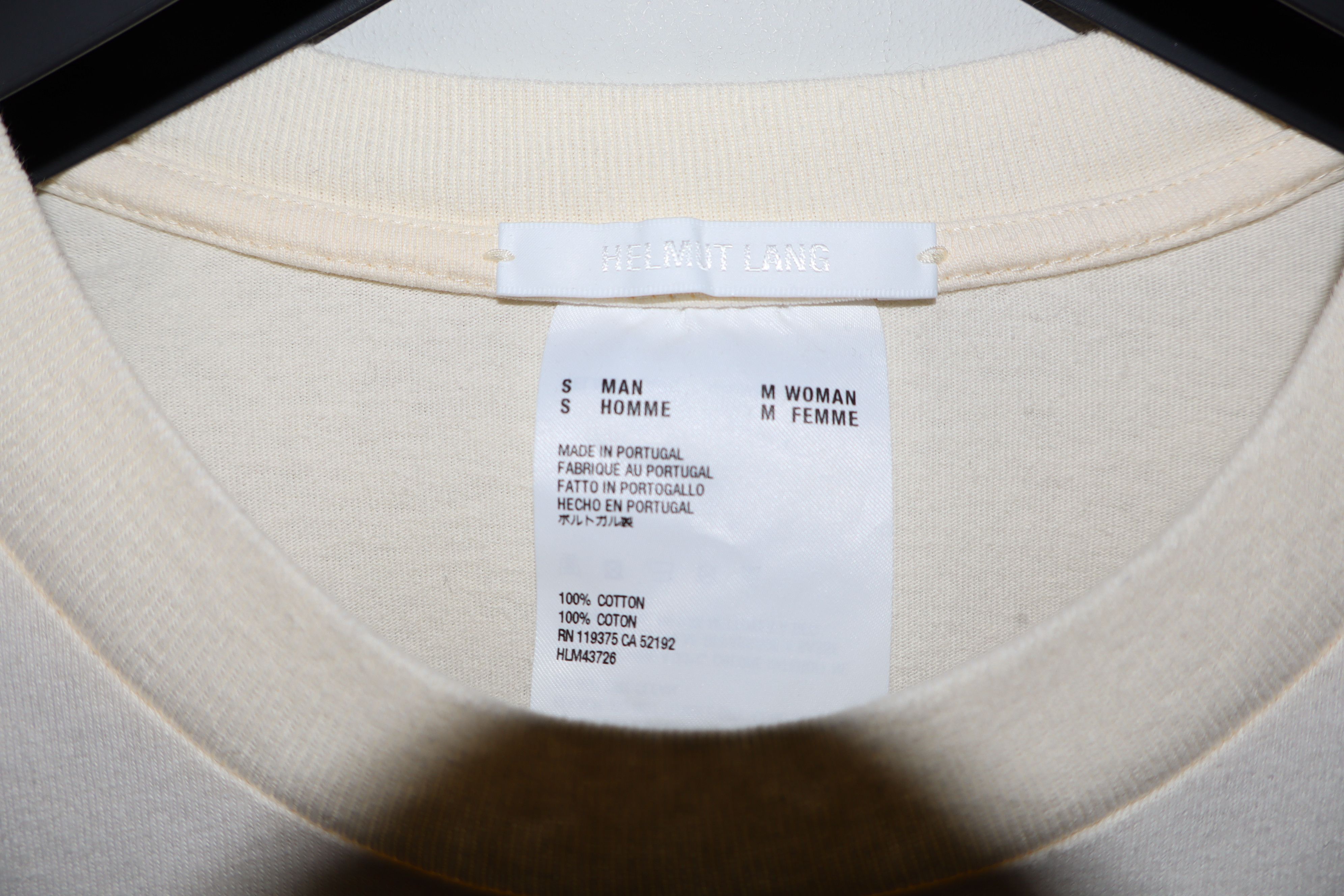 Helmut Lang Helmut lang logo t-shirt Size US S / EU 44-46 / 1 - 4 Thumbnail