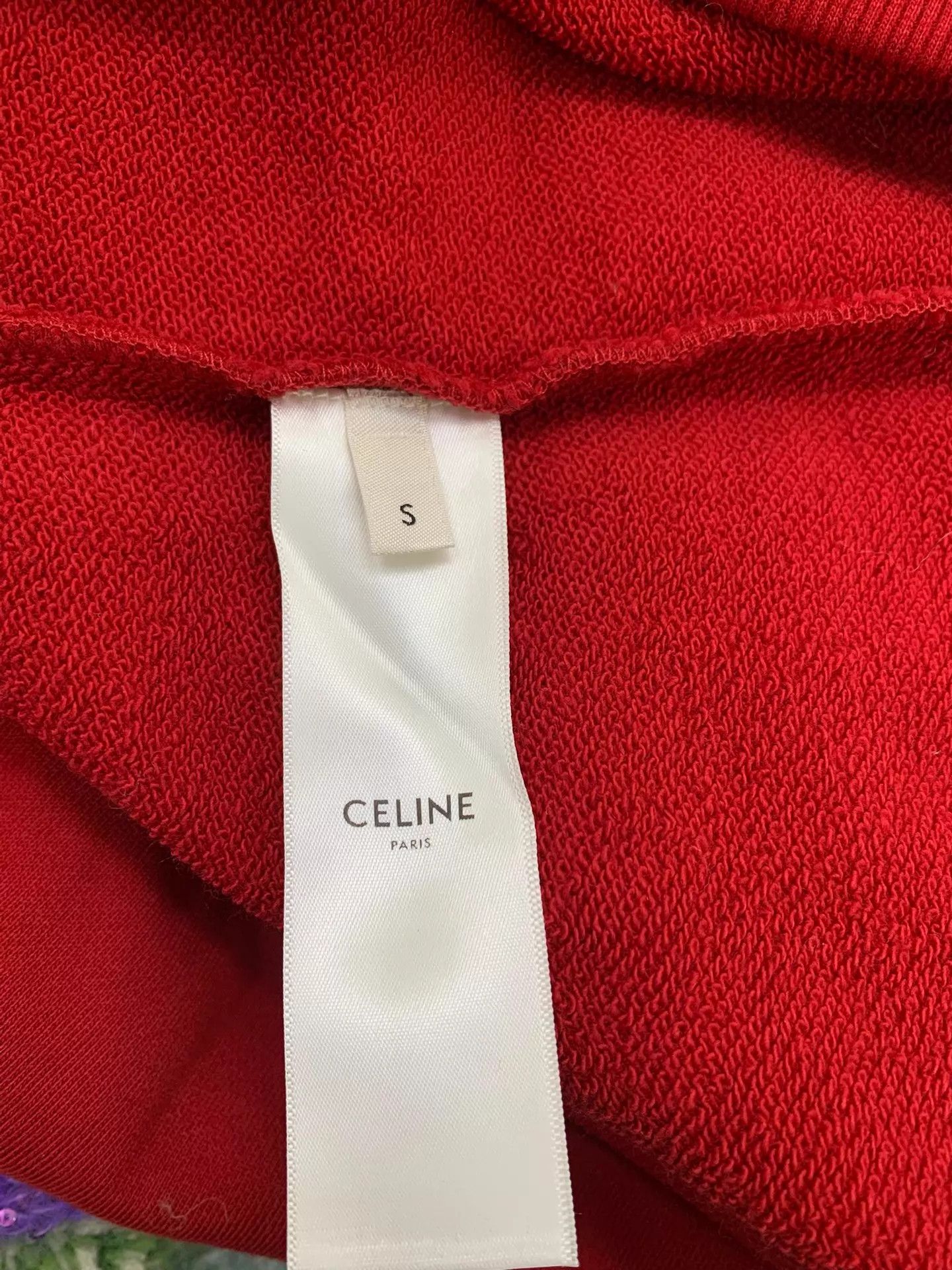Celine Celine Red Crewneck Sweatshirt S NWT Size S / US 4 / IT 40 - 5 Thumbnail