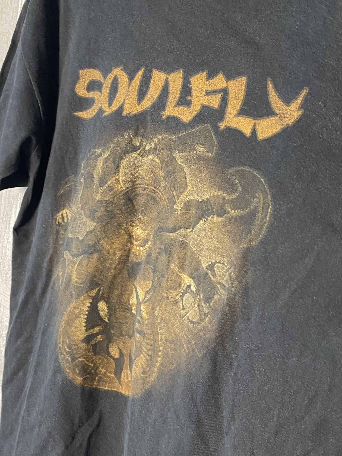 Band Tees Vintage Soulfly Rock Band Tshirt 2009 Tour t shirt Metal Size US L / EU 52-54 / 3 - 2 Thumbnail