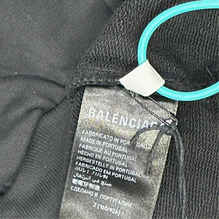 Balenciaga Balenciaga Men's Black Graphic Sweatshirt. Size US L / EU 52-54 / 3 - 4 Thumbnail