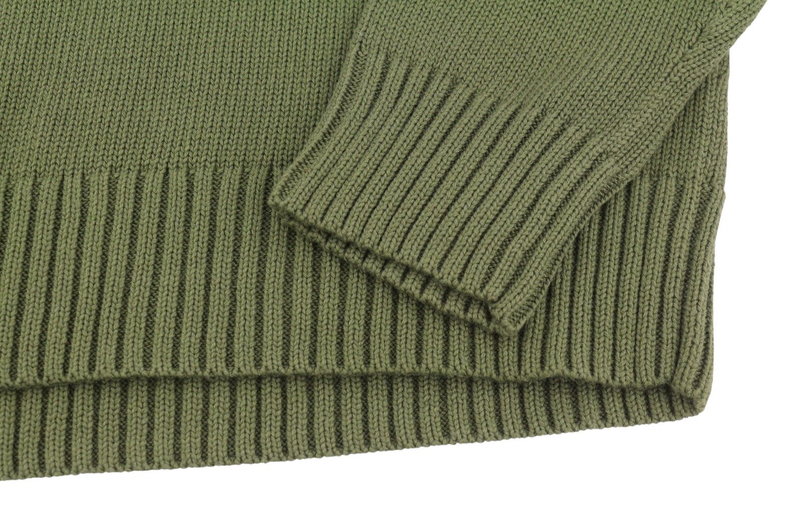 Ralph Lauren OLIVE M Half Zip Tight Knit Pullover Jumper 86924 Size US M / EU 48-50 / 2 - 5 Thumbnail