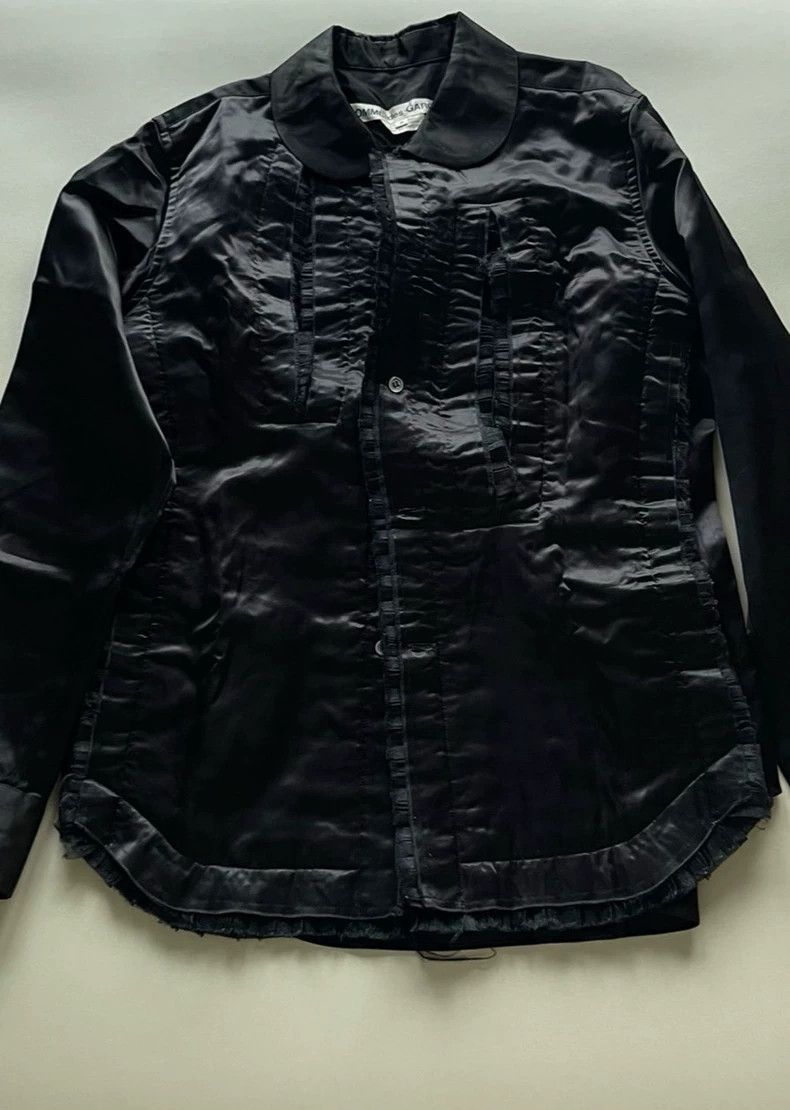 Comme des Garcons Comme Des Garcons Satin Shirt Women's Shirt Size S / US 4 / IT 40 - 4 Thumbnail