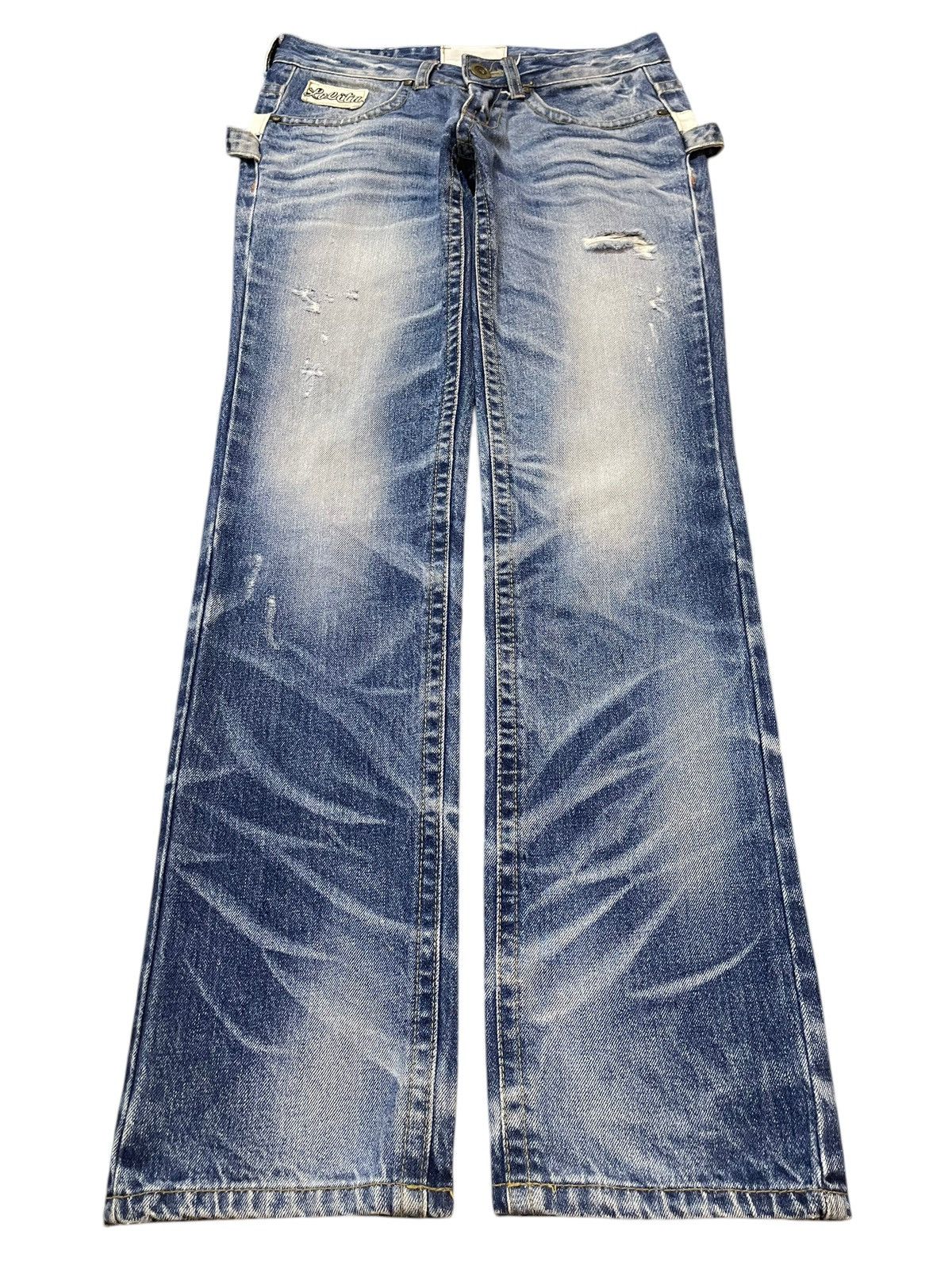 If Six Was Nine Vintage Japanese Brand Blue Faded Wash Style Jeans Size US 30 / EU 46 - 1 Thumbnail