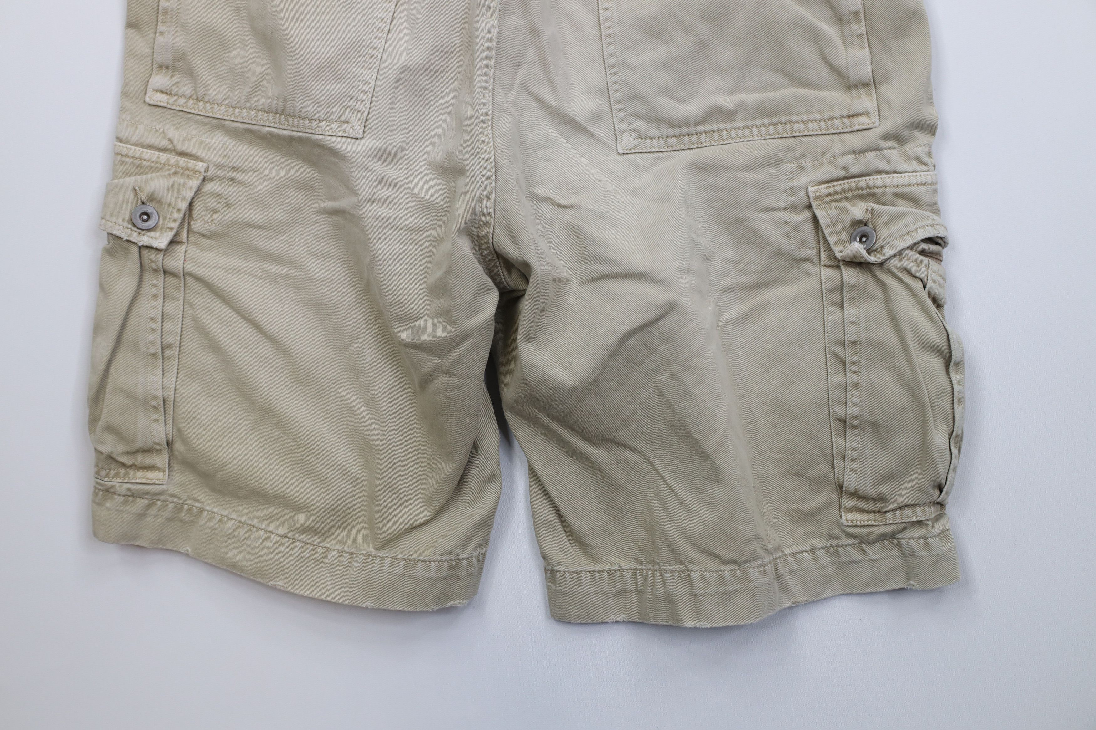 American Eagle Outfitters Vintage 90s Y2K American Eagle Outfitters Cargo Shorts Size US 33 - 15 Thumbnail