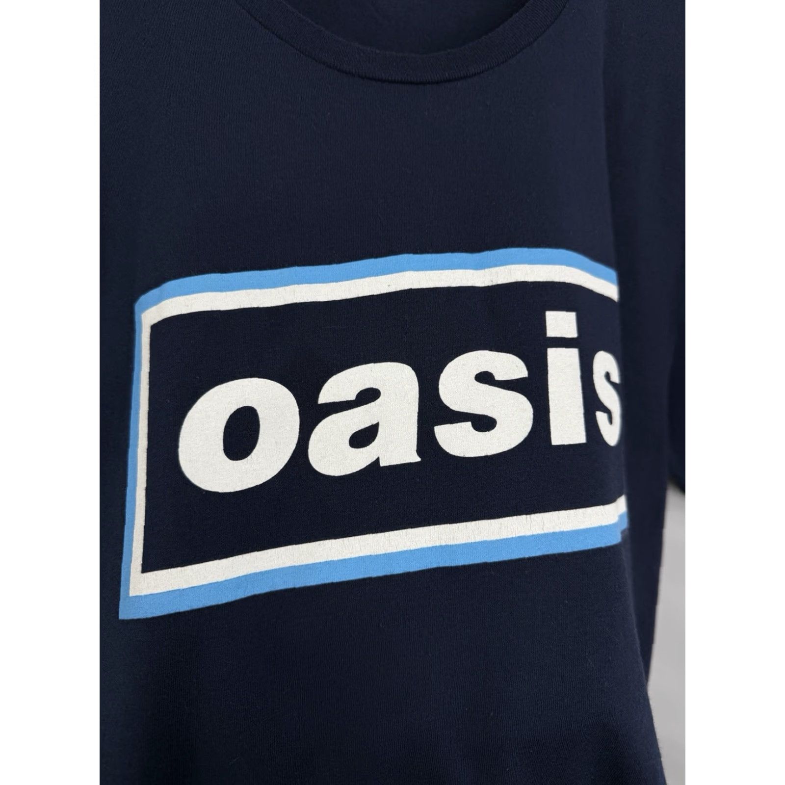 Vintage VINTAGE Oasis Maine Road 96 T-Shirt Liam Gallagher 2024 Size M Blue Mens Shirt Size US M / EU 48-50 / 2 - 6 Thumbnail