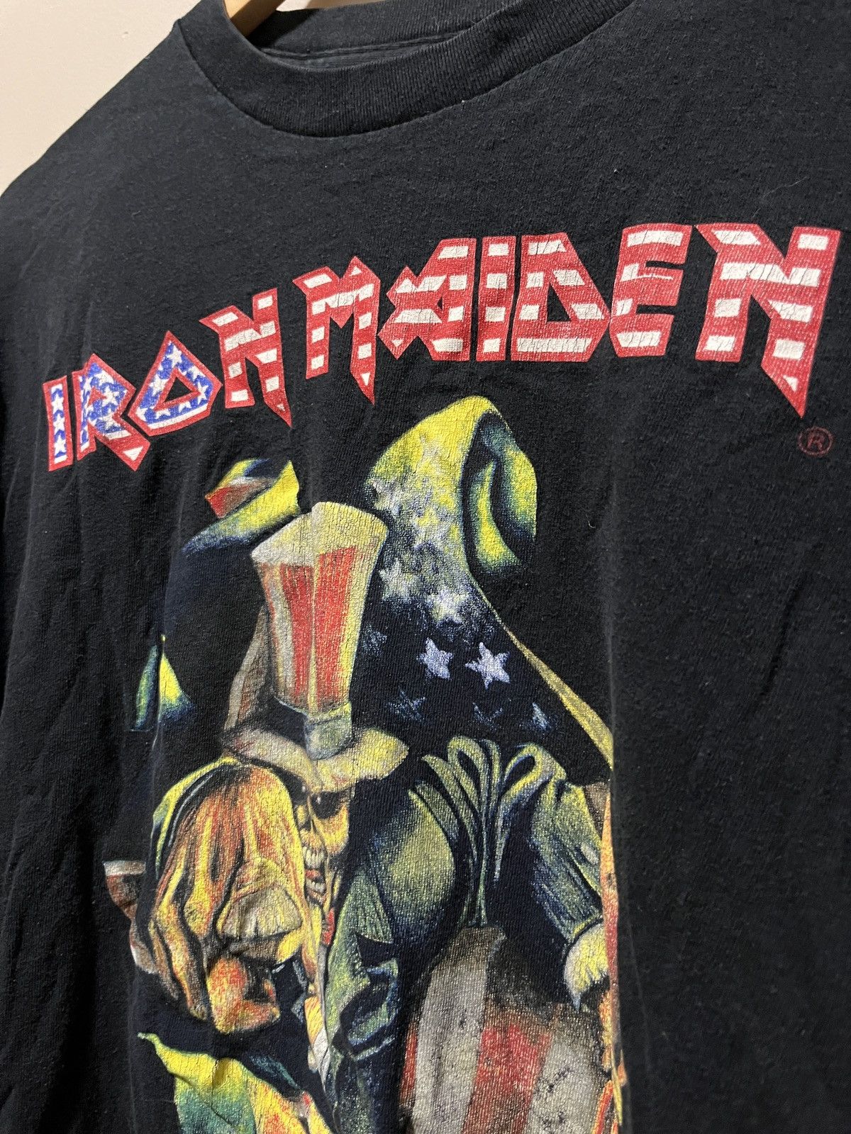 Iron Maiden Vintage Iron Maiden Tee Size US XL / EU 56 / 4 - 2 Thumbnail