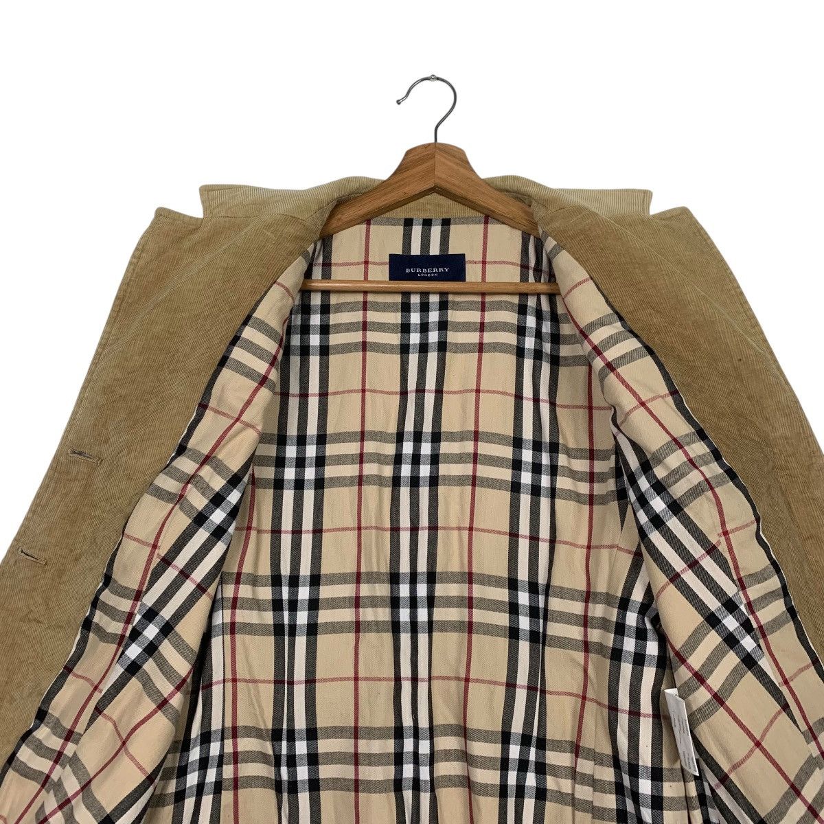 Burberry Burberry London Corduroy Nova Check Women Jacket Size M / US 6-8 / IT 42-44 - 12 Thumbnail