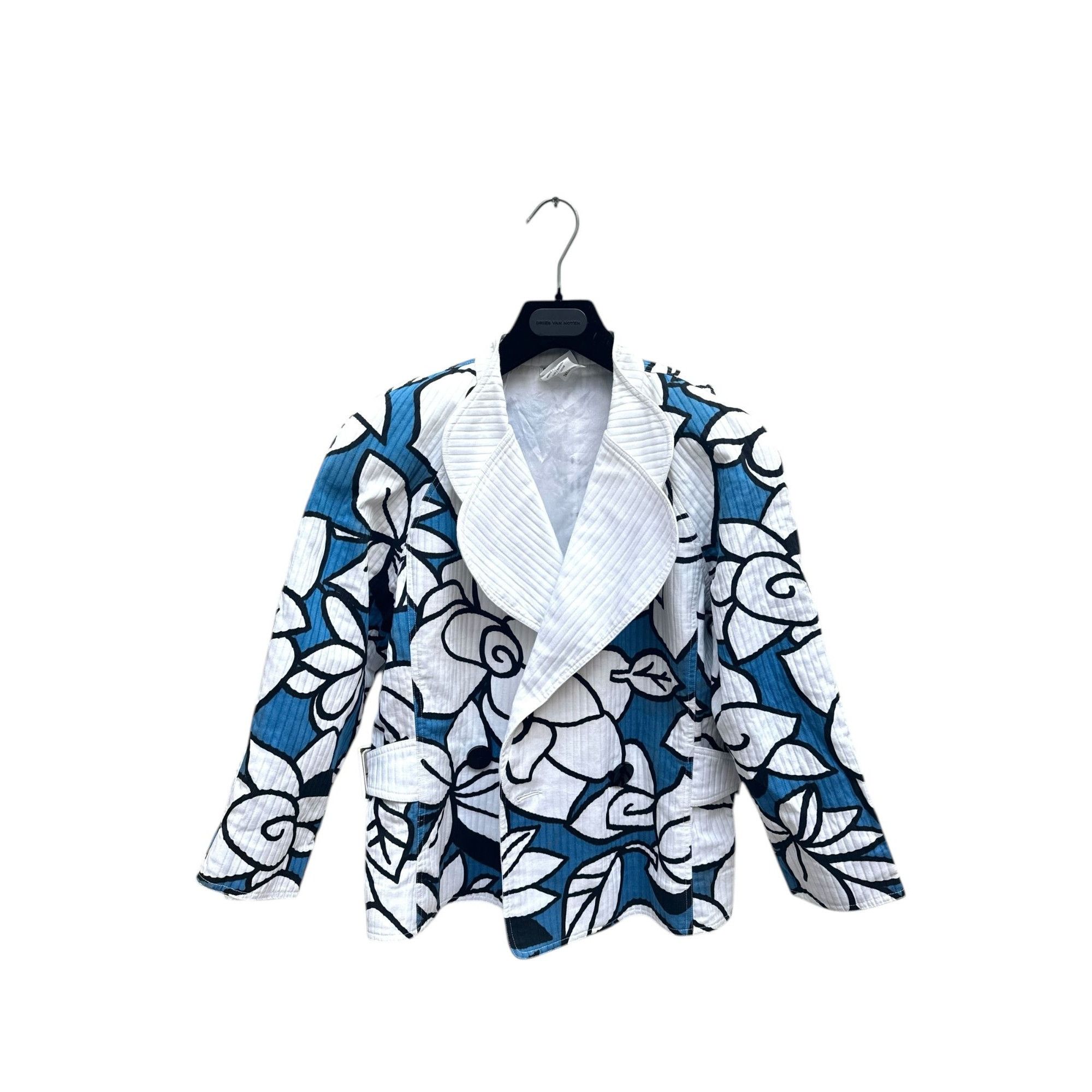 Courreges Vintage Floral Double Breasted Jacket Size M / US 6-8 / IT 42-44 - 1 Thumbnail
