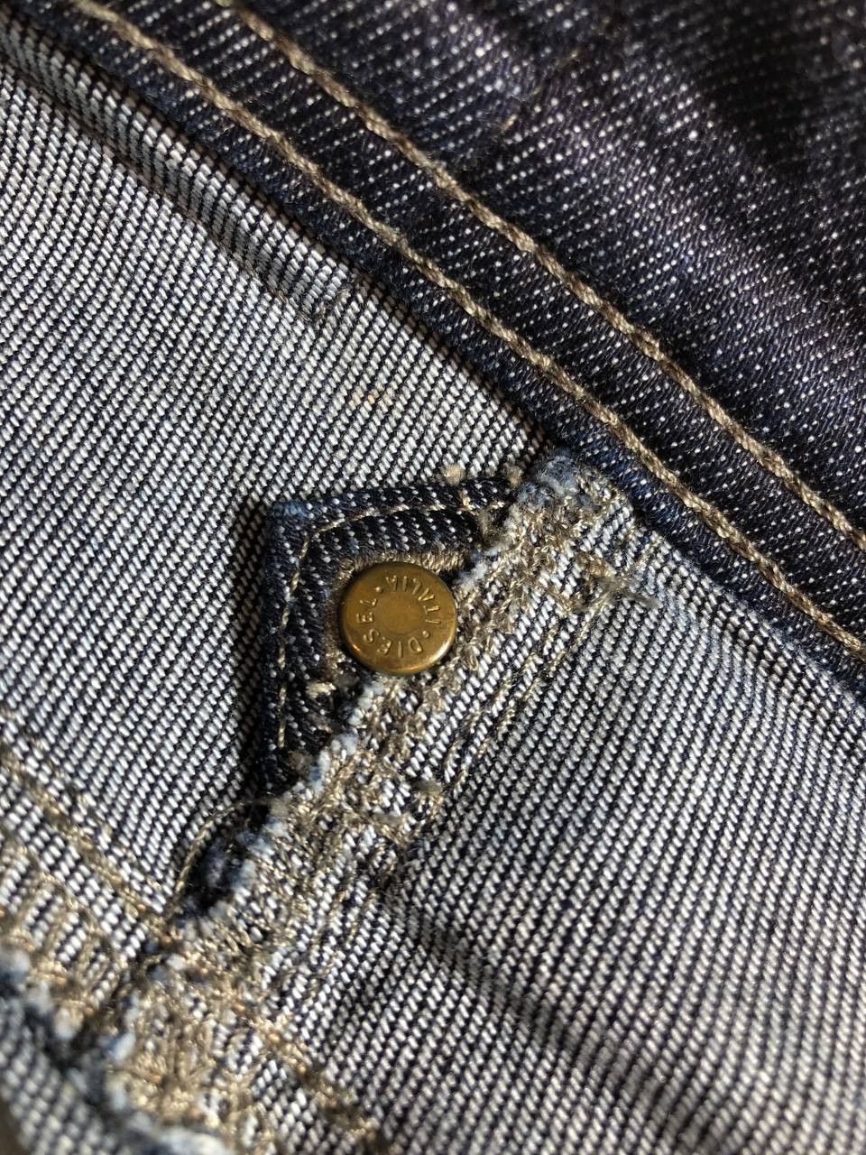 Diesel × Vintage Vintage Y2K Diesel Washed Distressed Denim Jeans Slim Size US 30 / EU 46 - 3 Thumbnail
