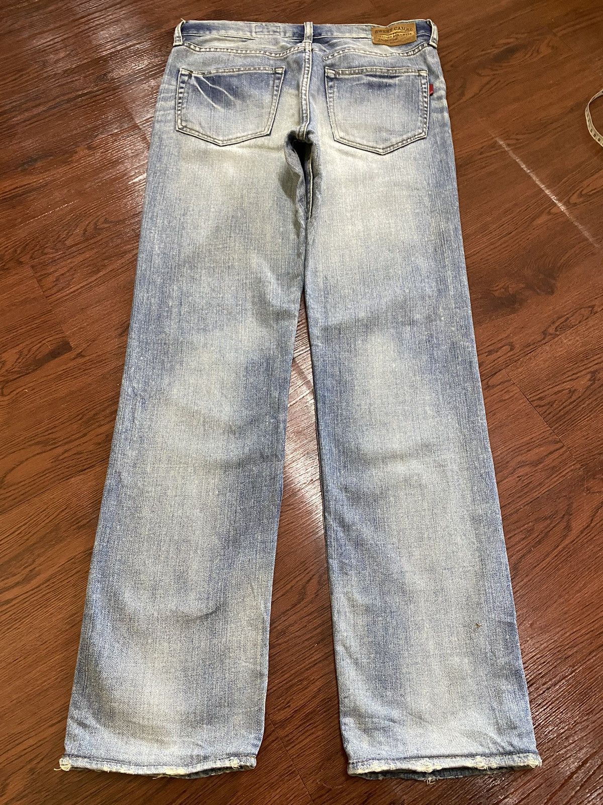 Other Vintage Style Japanese Brands Faded Wash Baggy Jeans Size US 32 / EU 48 - 2 Thumbnail