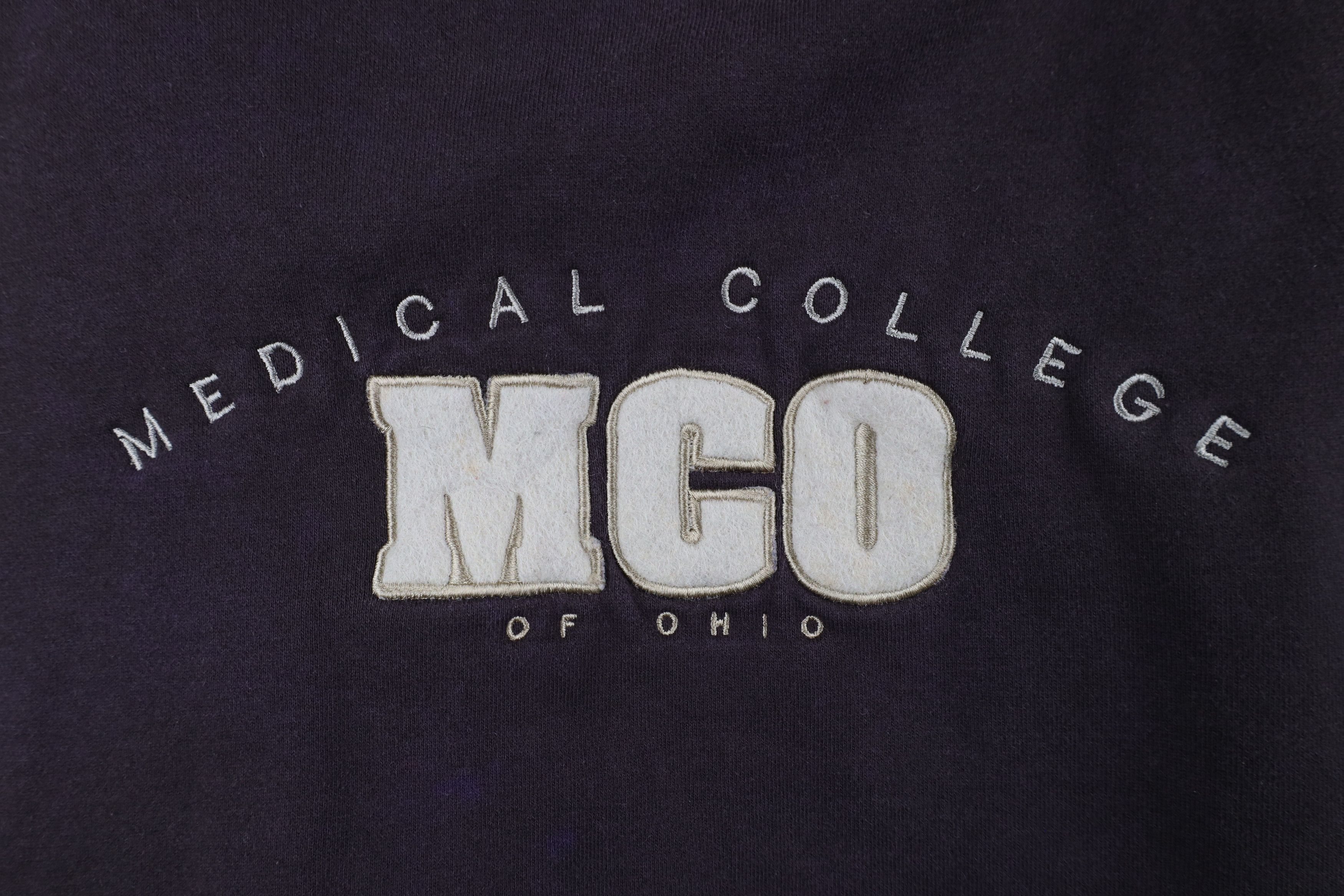 Vintage Vintage 90s College of Ohio Crewneck Sweatshirt Brown Size US XL / EU 56 / 4 - 4 Thumbnail
