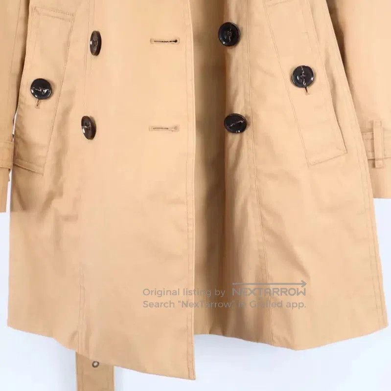 Burberry Burberry Women's Khaki Spring Autumn Trench Coat. Size XS / US 0-2 / IT 36-38 - 4 Thumbnail