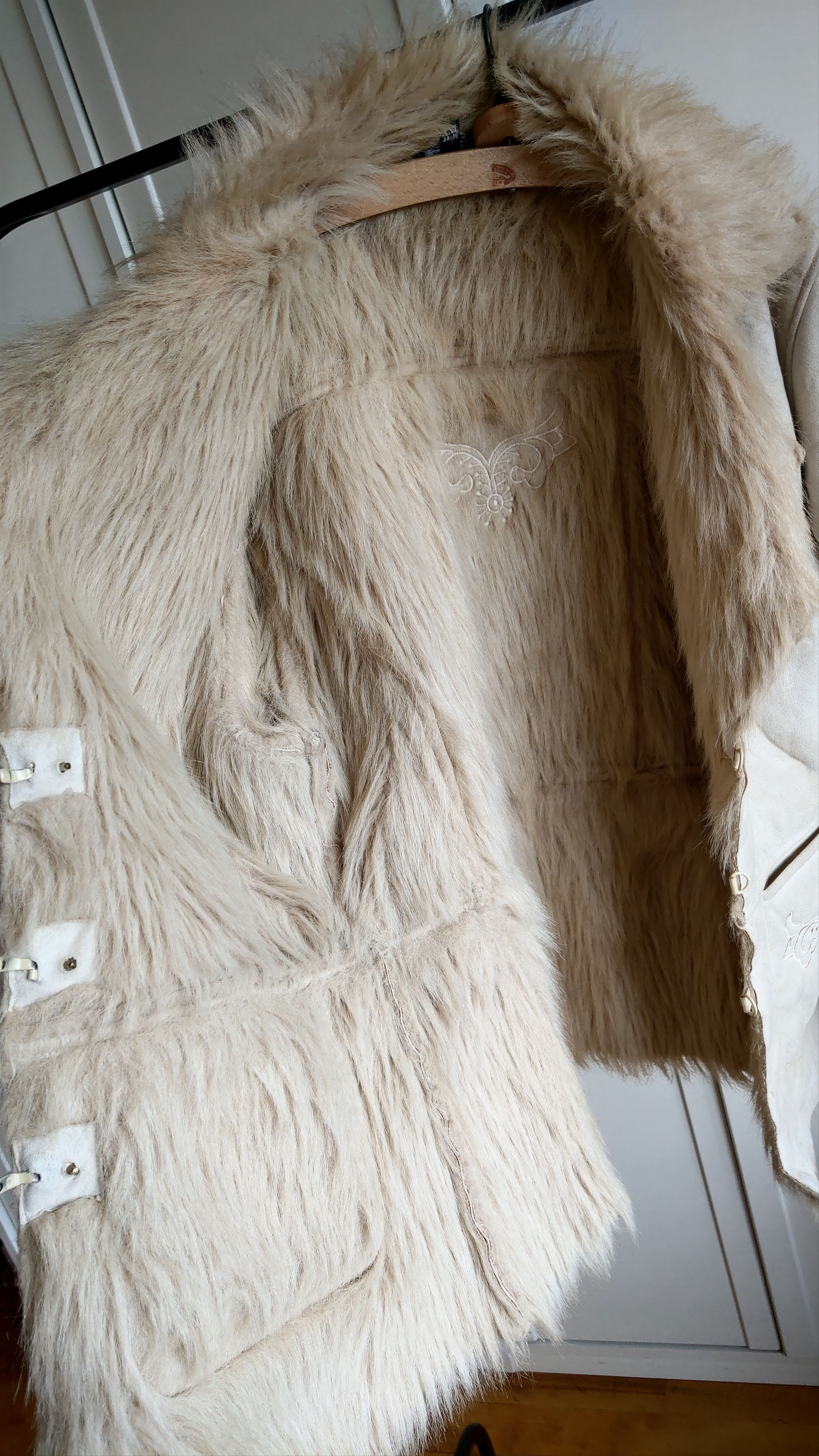 Japanese Brand × Vintage Flamboyant Fur Coat Reconstruct Alt Grunge Goth opium Faux Size US S / EU 44-46 / 1 - 9 Thumbnail