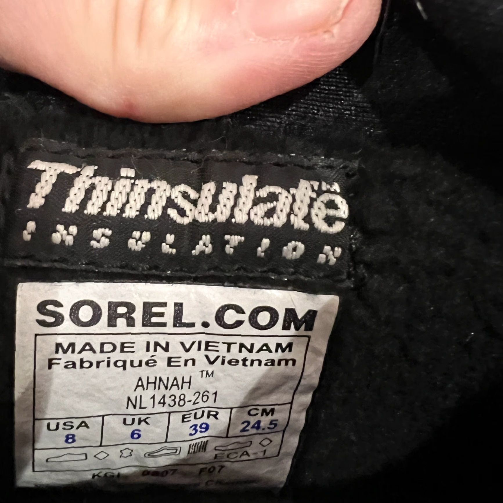 SOREL Sorel Ahnah Thinsulate Winter Snow Boots Women Size 8 Waterproof Insulated Brown Faux Fur Leather Mid-Calf Size US 8 / IT 38 - 3 Thumbnail