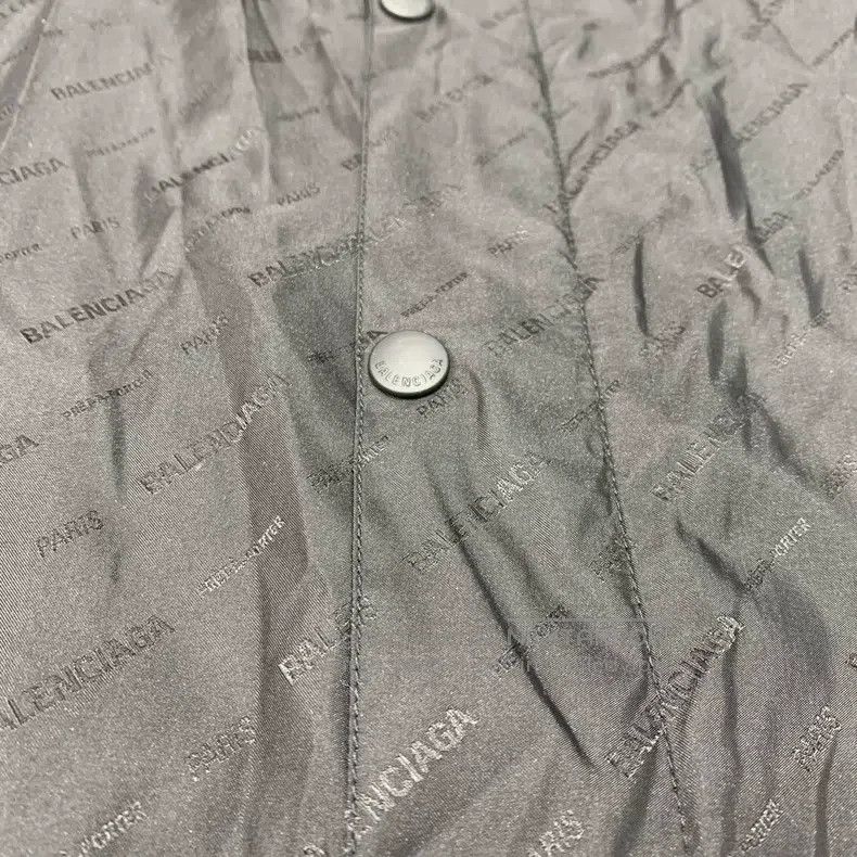 Balenciaga Balenciaga Black Barrage Printed Windbreaker Jacket Size US XS / EU 42 / 0 - 8 Thumbnail